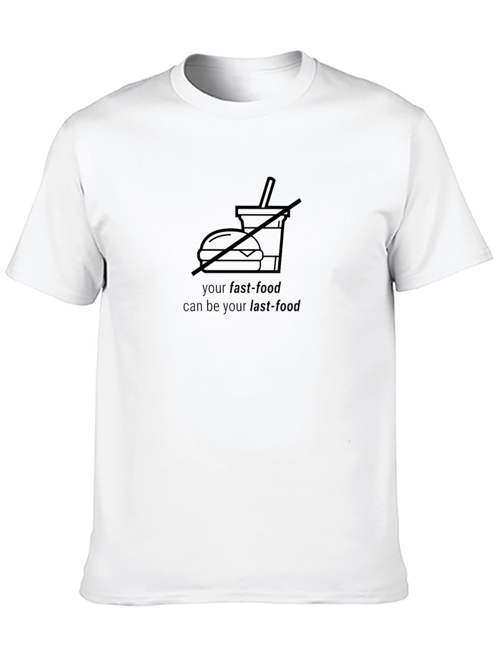 Fast Food Warning Graphic Tee