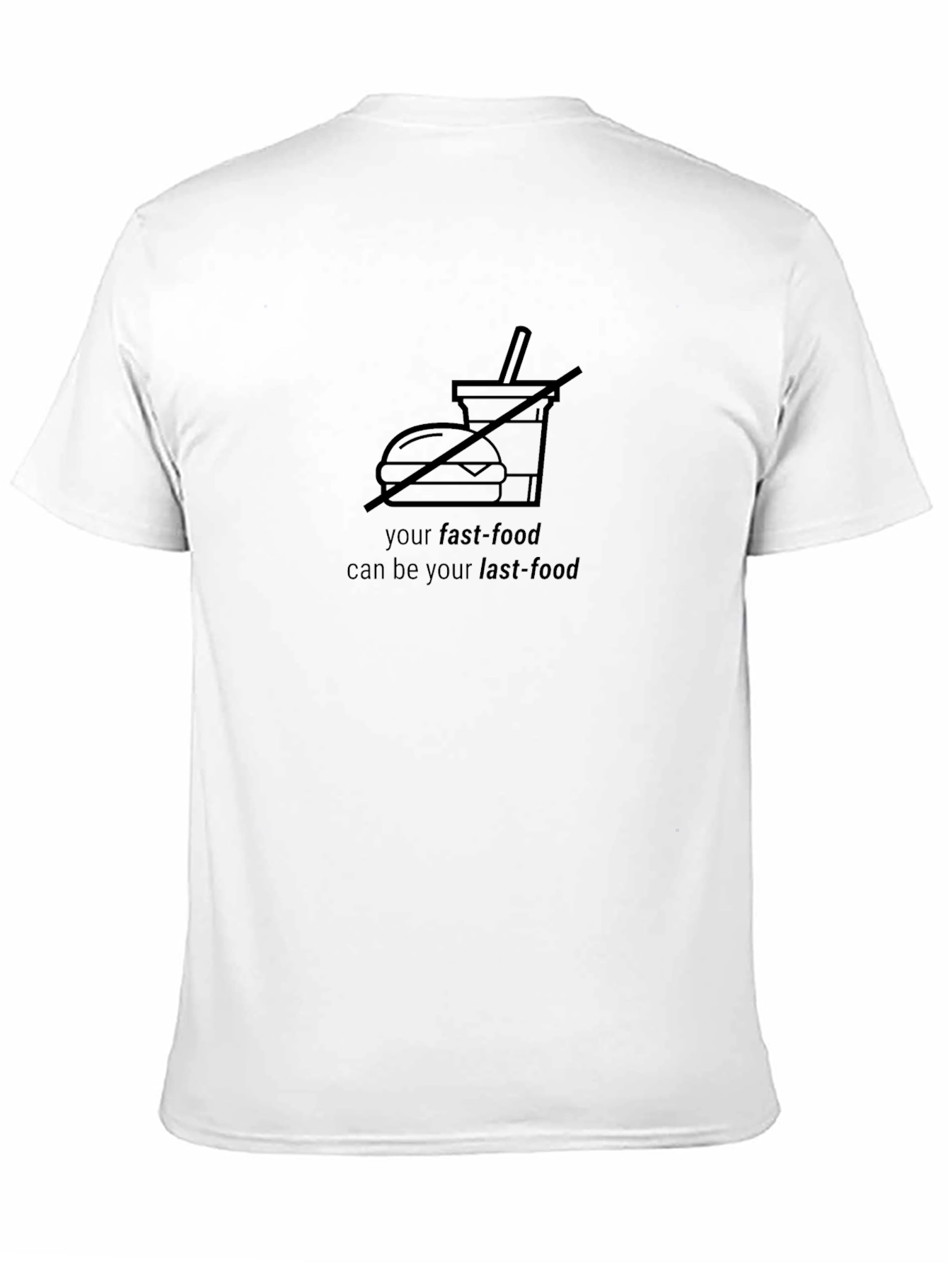 Fast Food Warning Graphic Tee