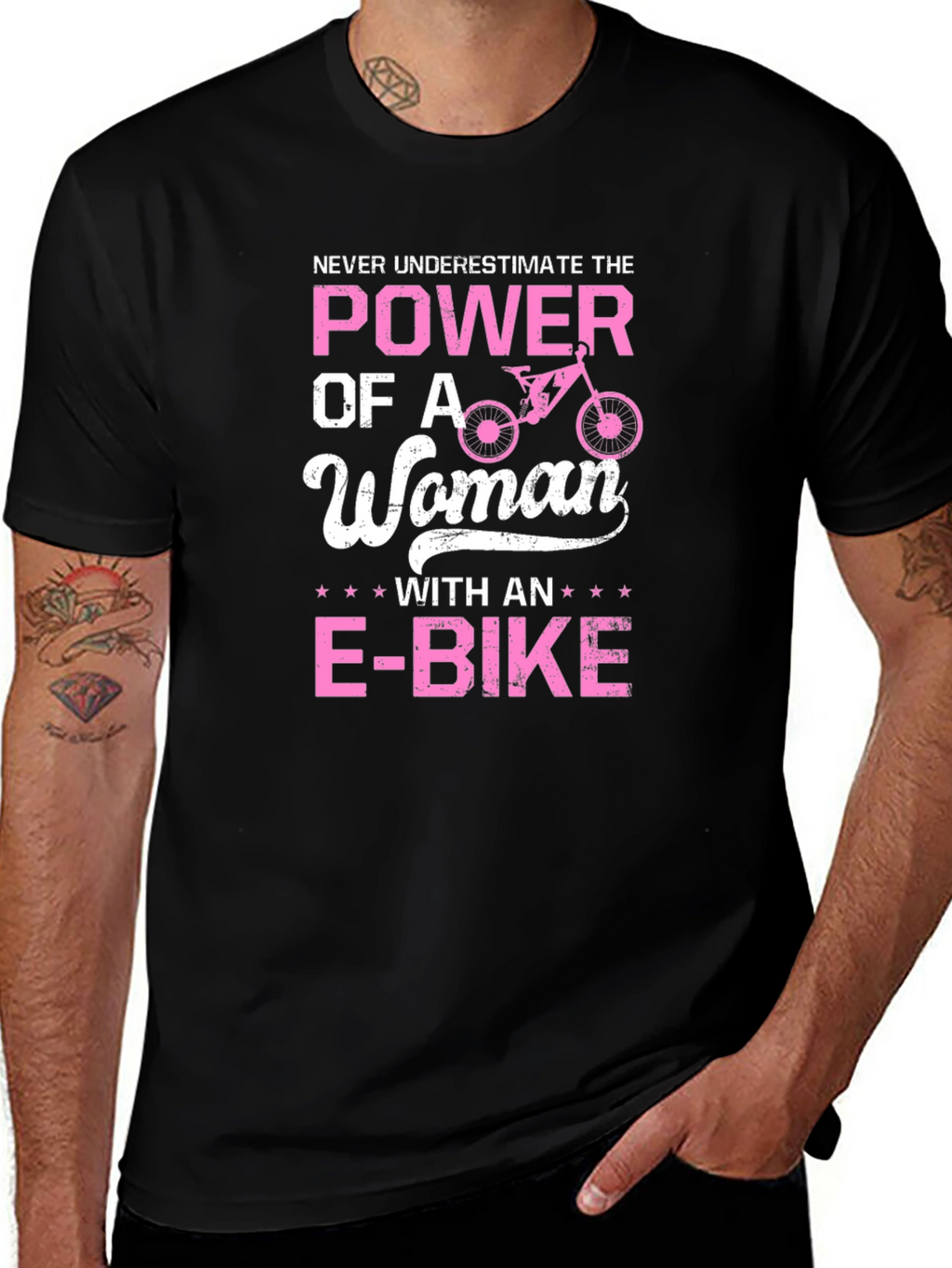 Empowered Woman E-Bike Graphic Tee