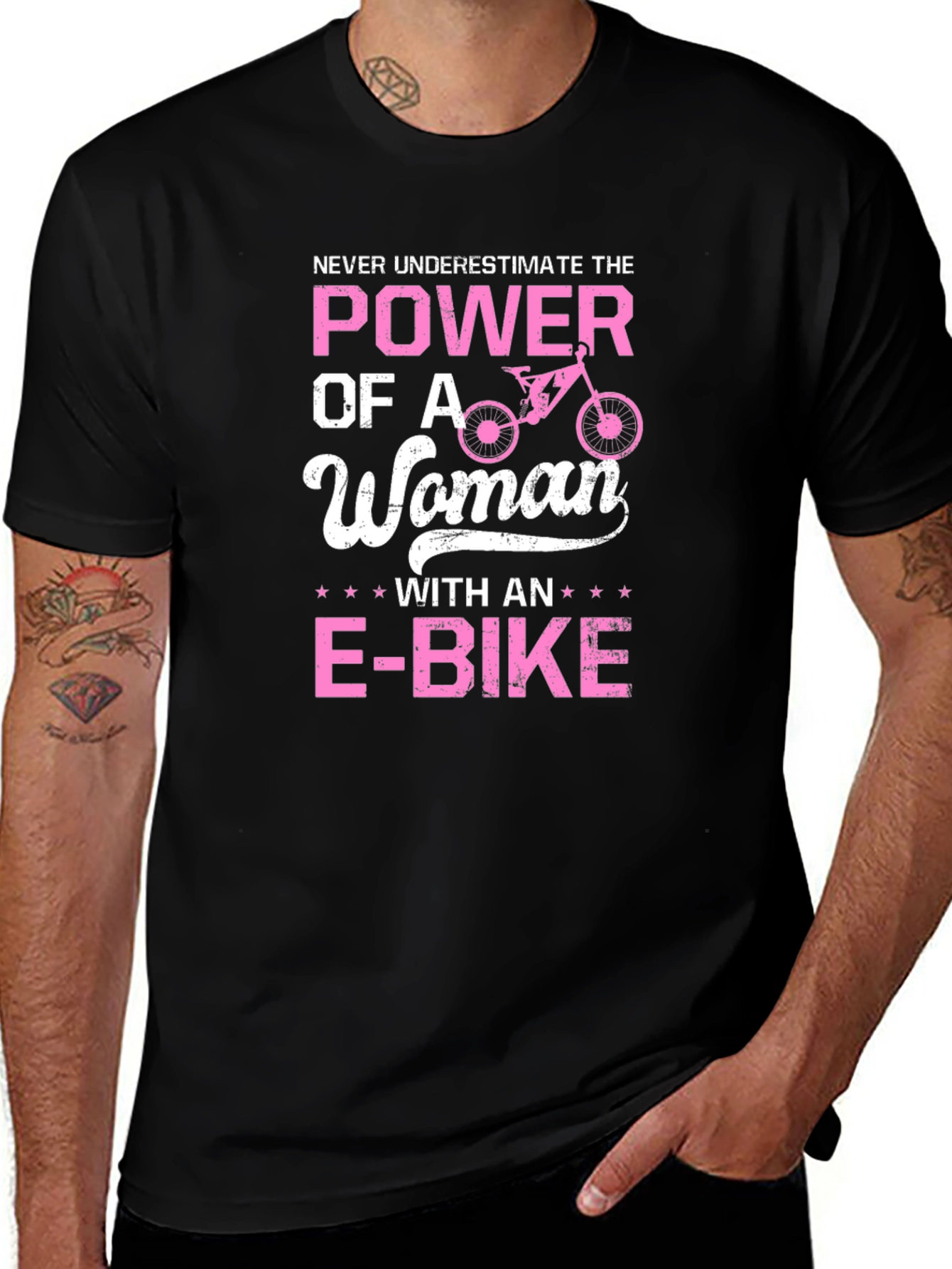 Empowered Woman E-Bike Graphic Tee