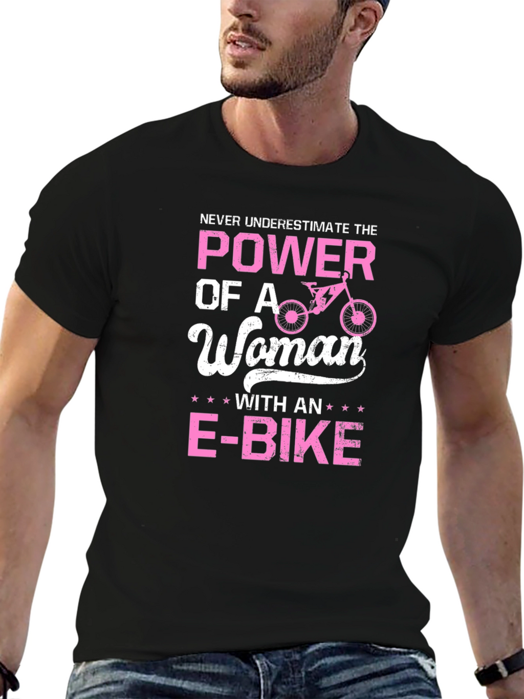 Empowered Woman E-Bike Graphic Tee