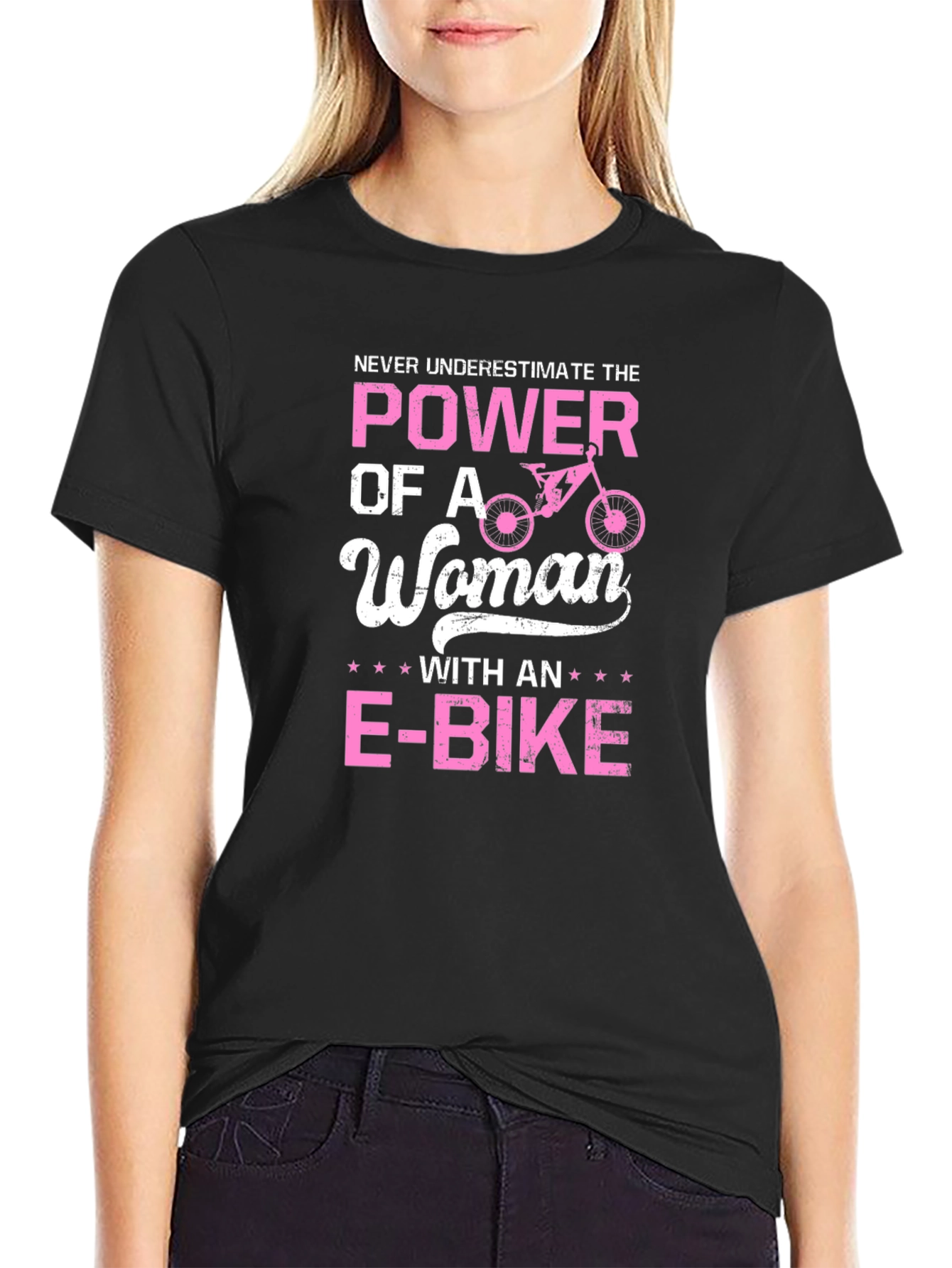 Empowered Woman E-Bike Graphic Tee