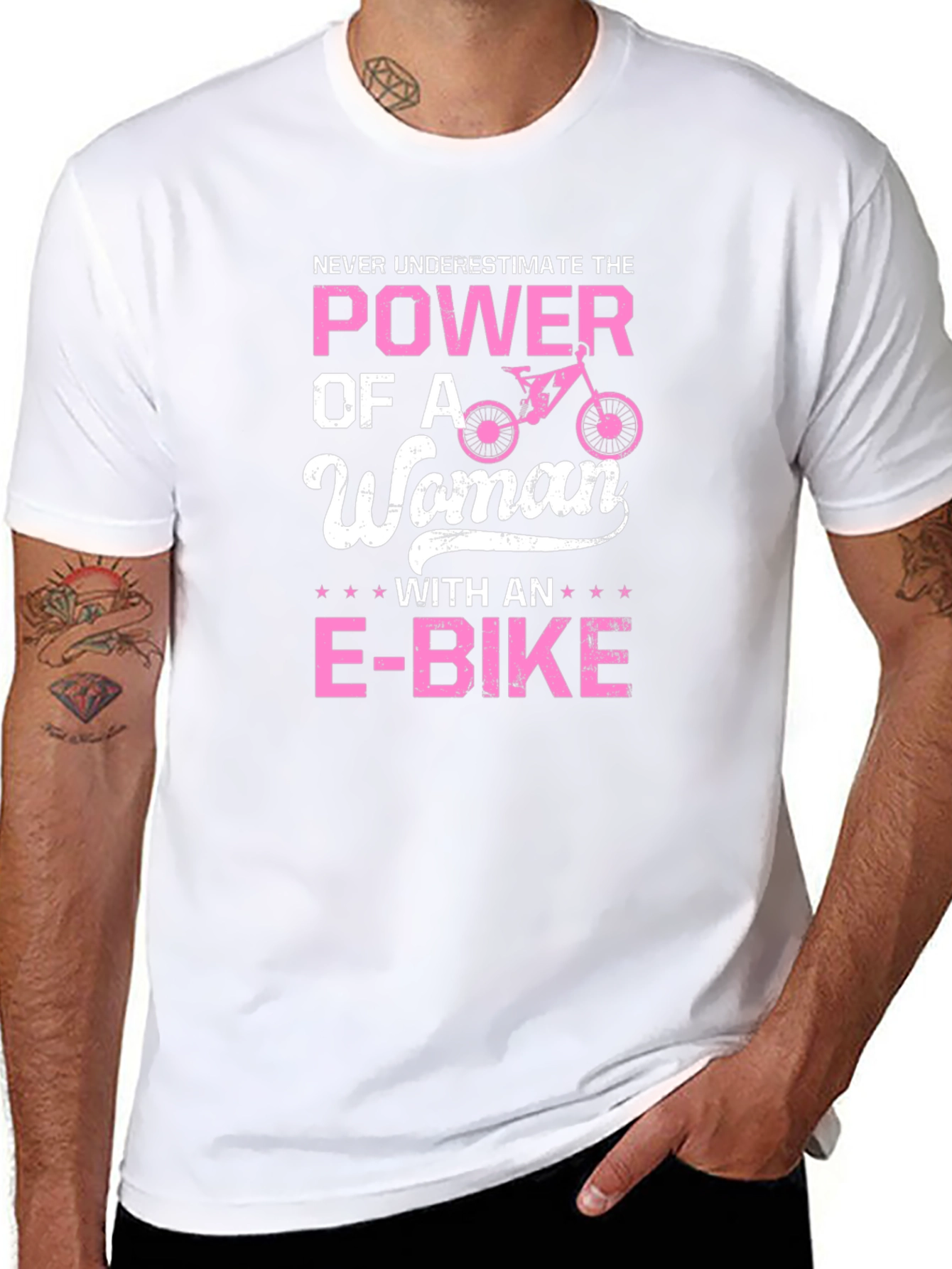Empowered Woman E-Bike Graphic Tee