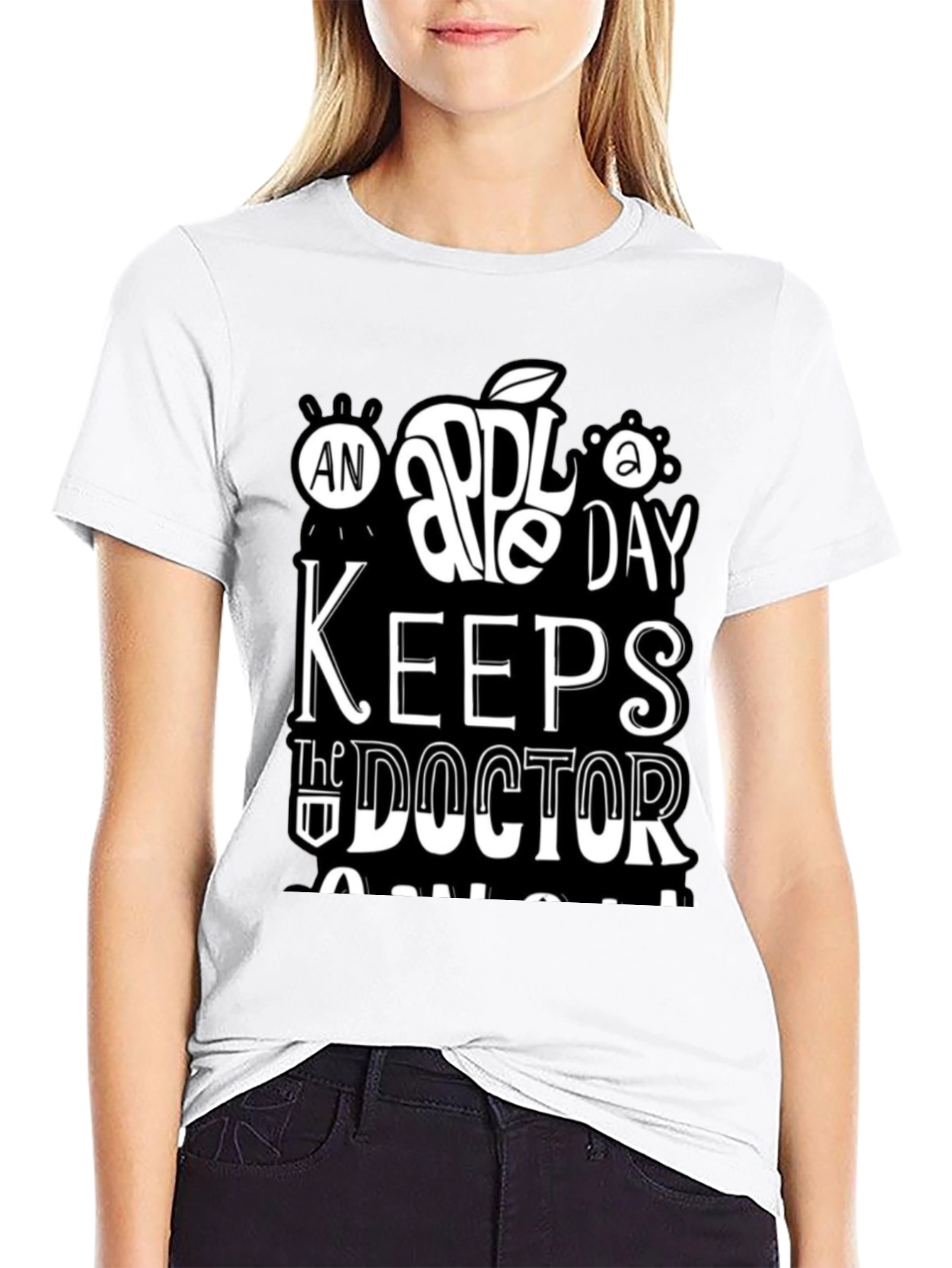 An Apple a Day Keeps The Doctor Away Graphic Tee