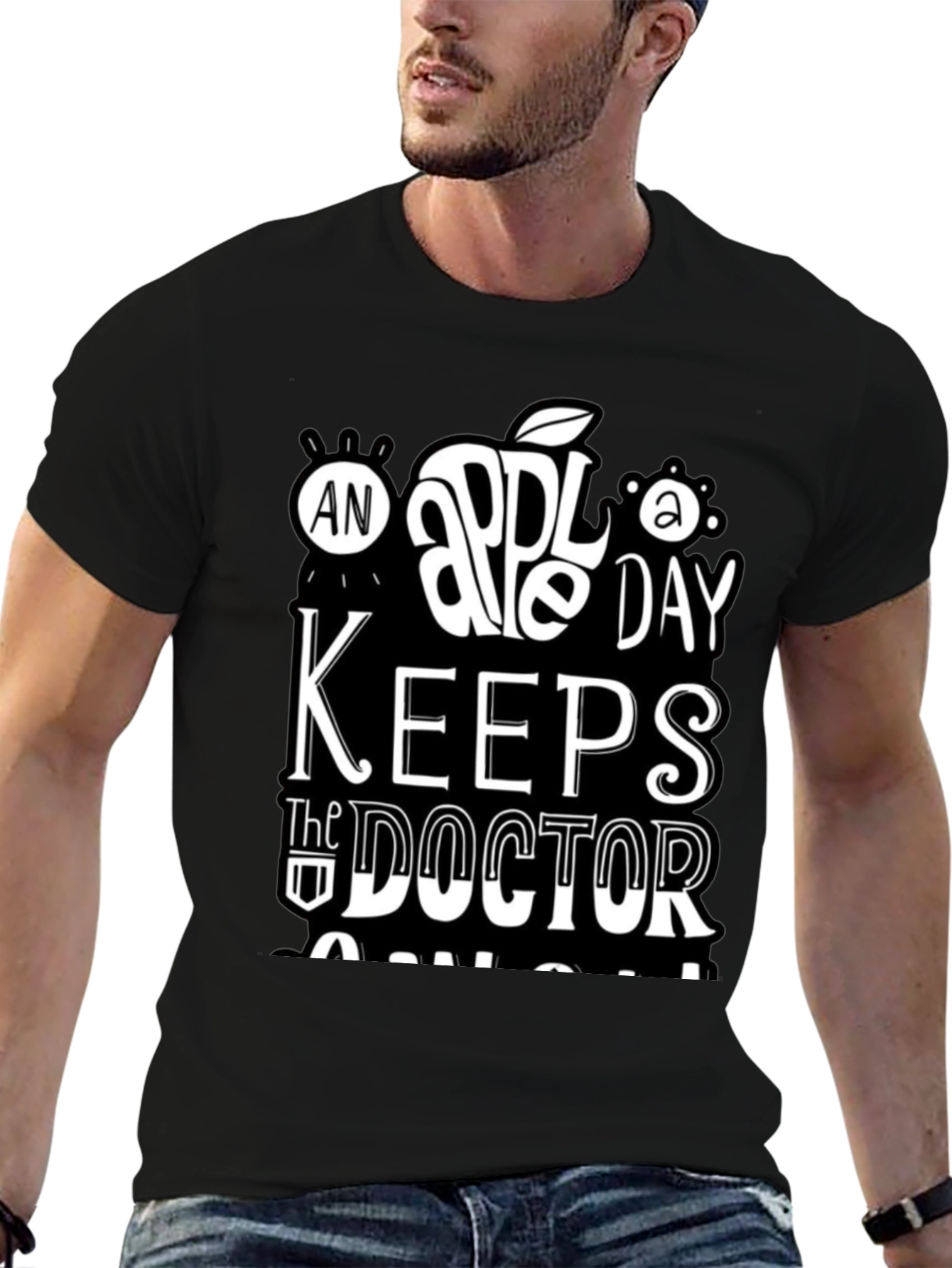 An Apple a Day Keeps The Doctor Away Graphic Tee