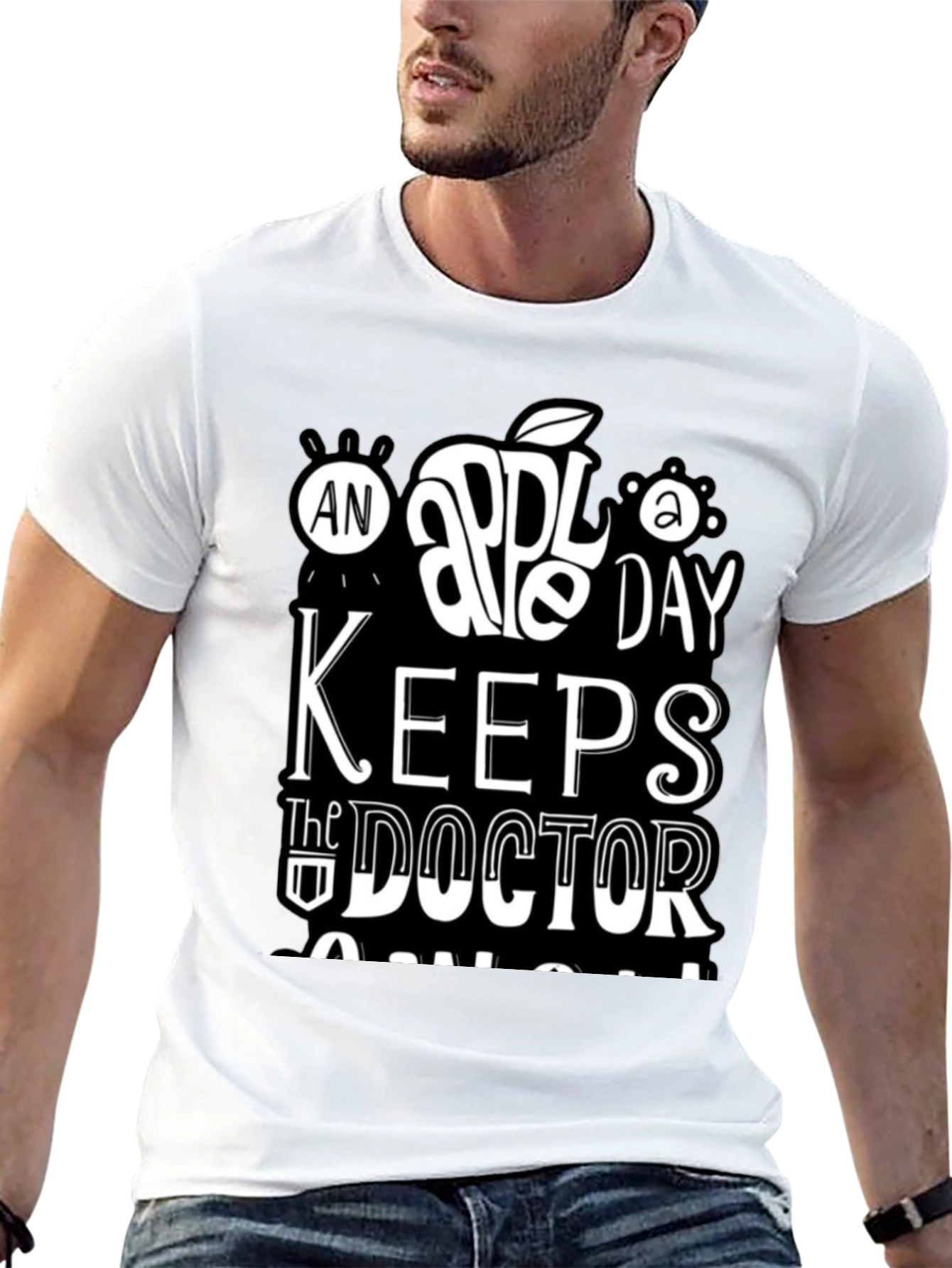 An Apple a Day Keeps The Doctor Away Graphic Tee