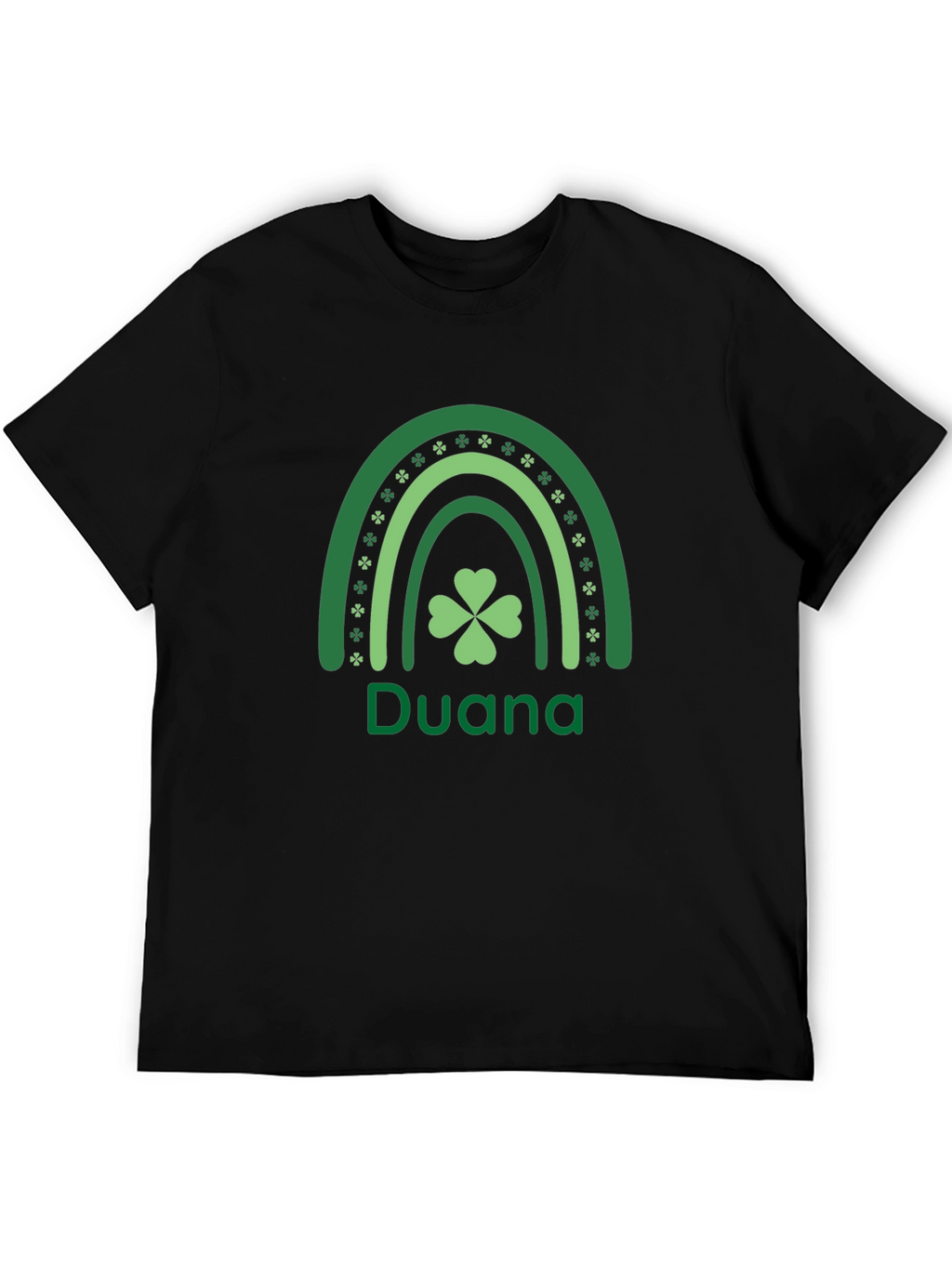 Duana St. Patricks Day Clover Rainbow T-Shirt