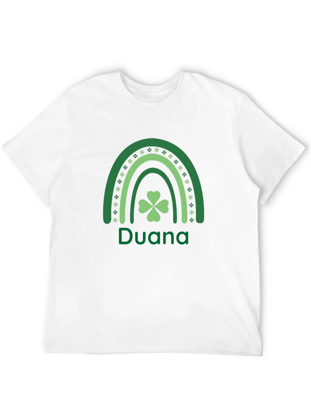 Duana St. Patricks Day Clover Rainbow T-Shirt