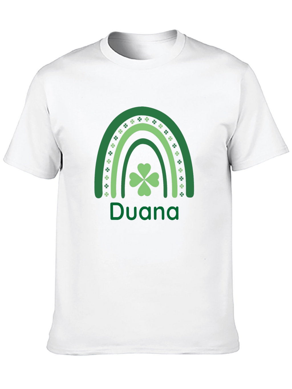 Duana St. Patricks Day Clover Rainbow T-Shirt