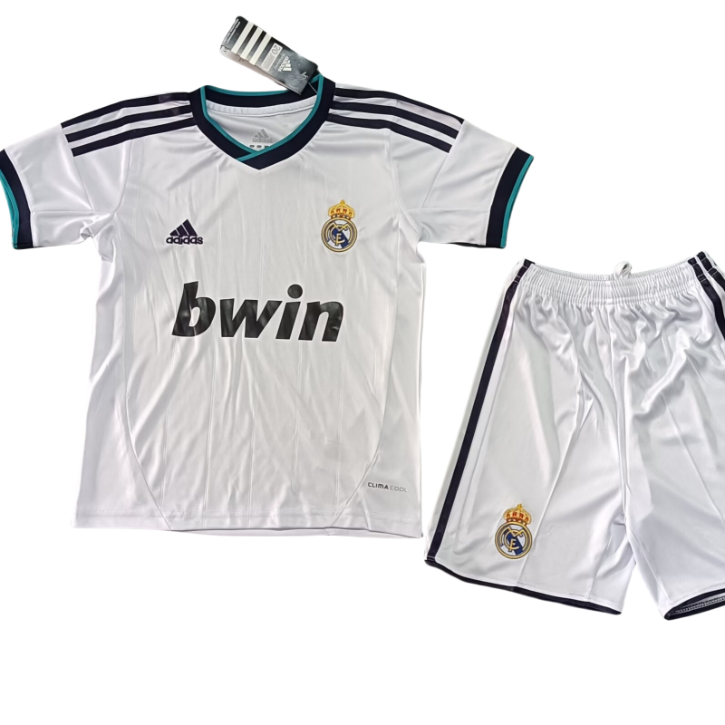 Kid's Retro Real Madrid Home Kit 2012/13