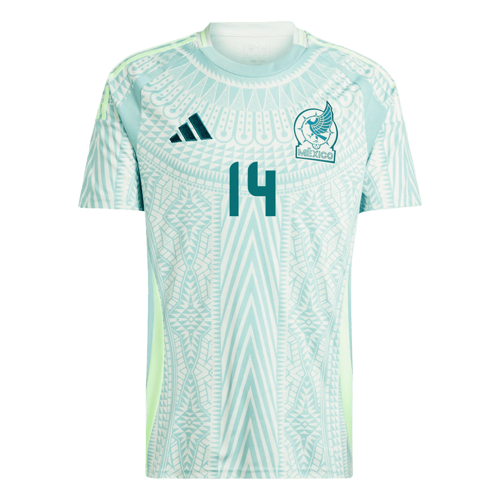 Javier Hernandez Chicharito #14 Mexico Away Jersey Copa America 2024