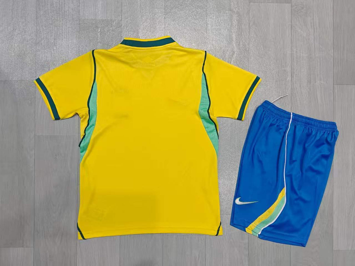 KIDS Brazil  World Cup Home Kit – Yellow/Blue/Green