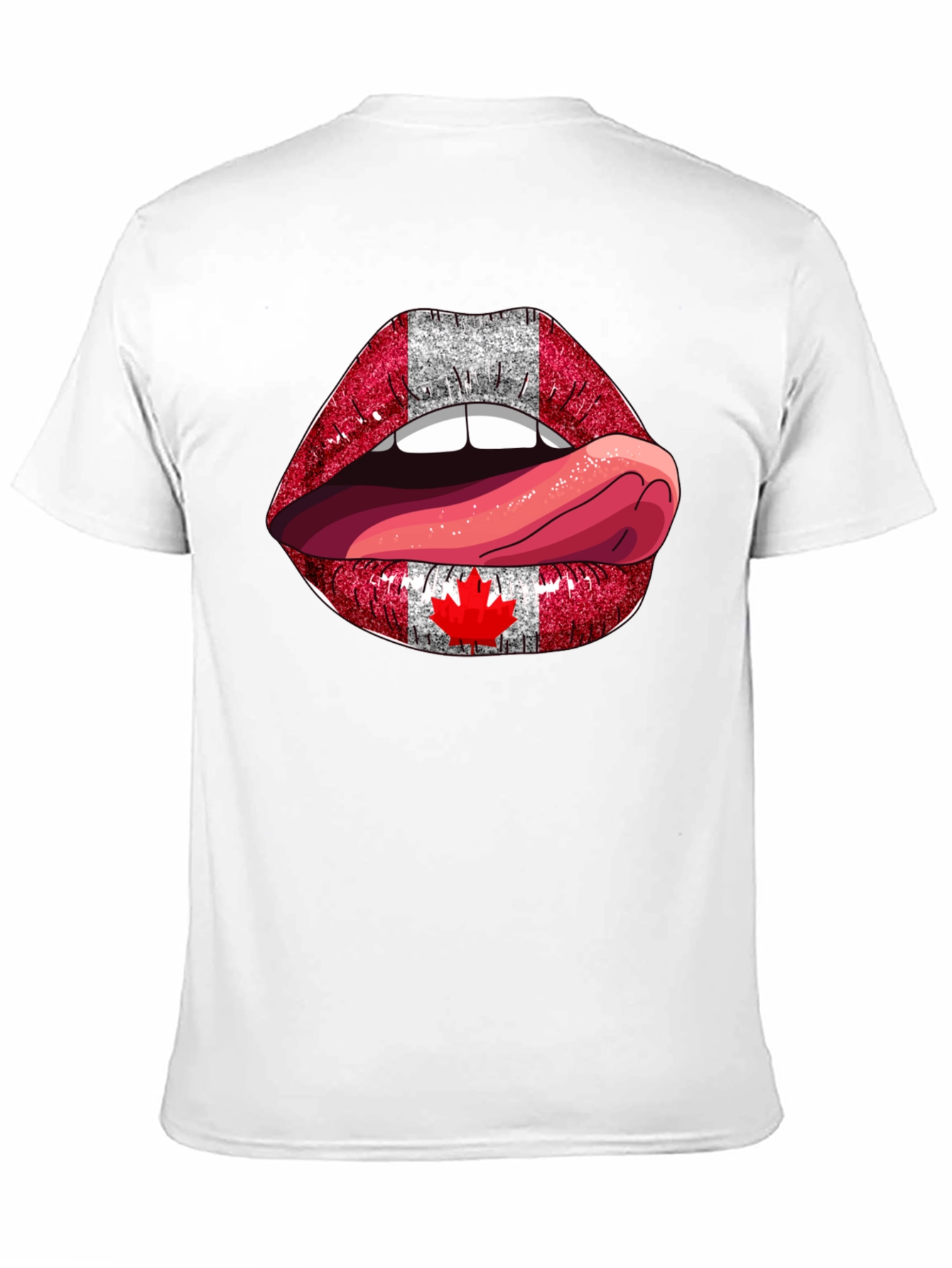 Canada Flag Lips T-Shirt