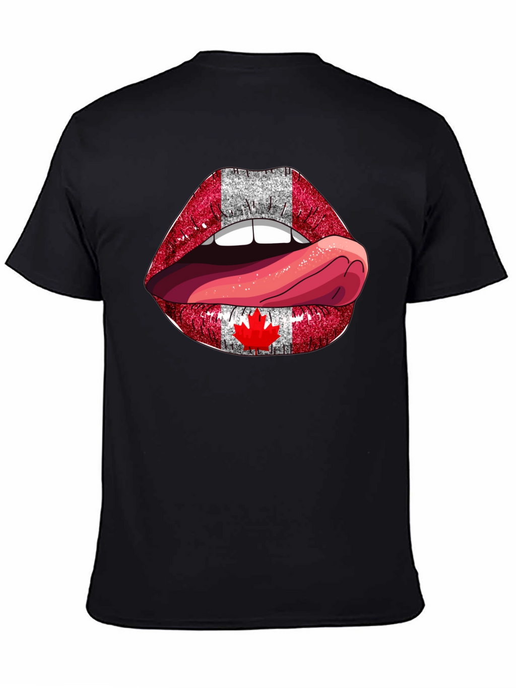 Canada Flag Lips T-Shirt