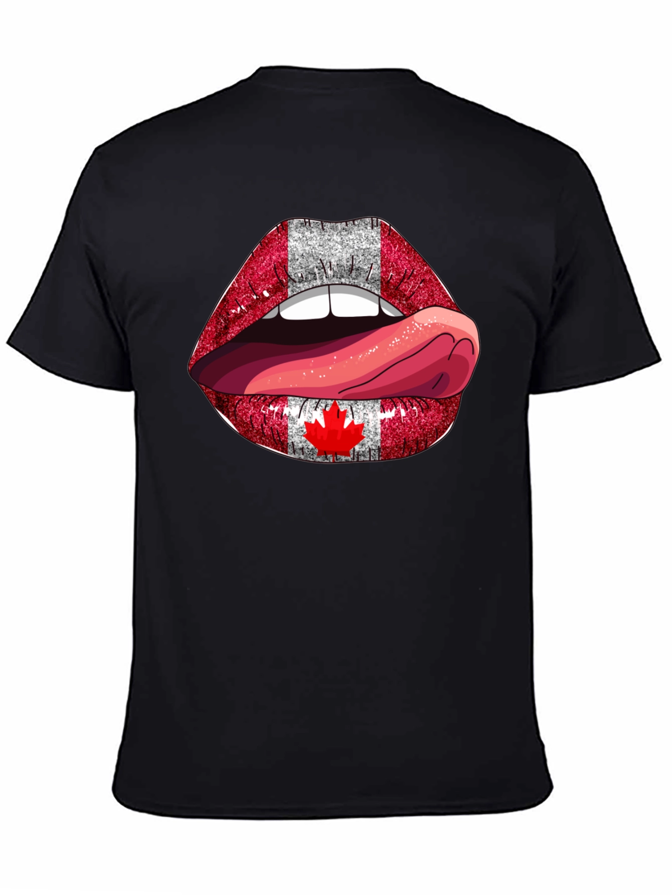 Canada Flag Lips T-Shirt