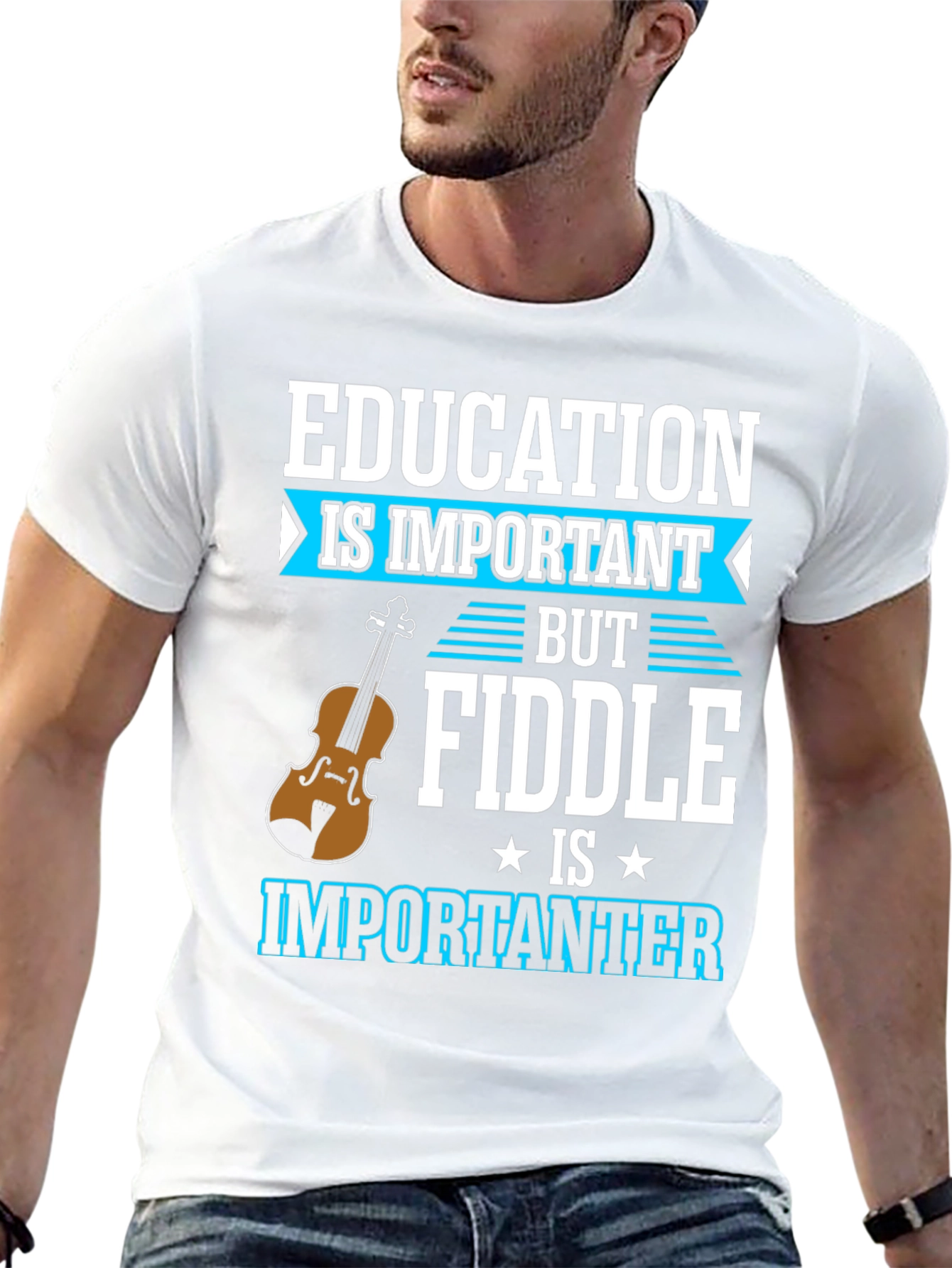 Education is Important Fiddle is Importanter T-Shirt