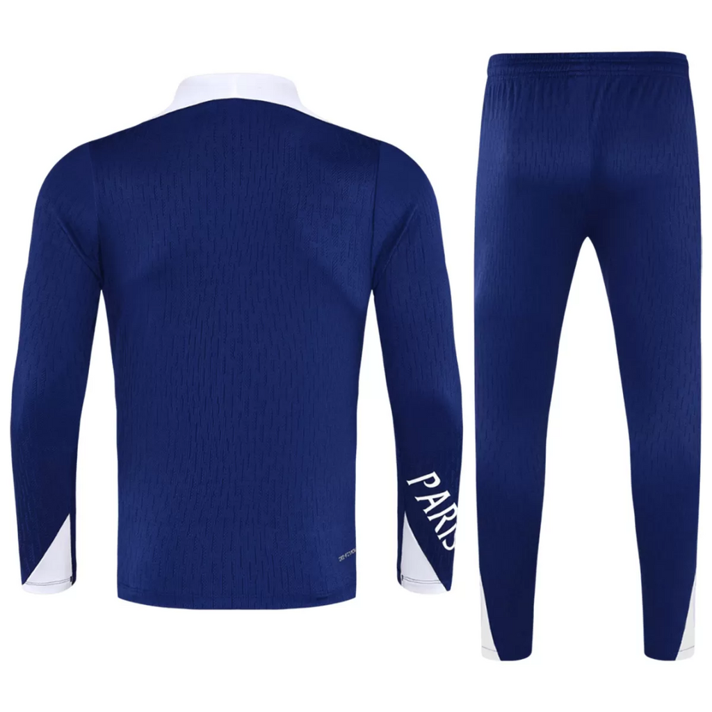 PSG Paris Saint-Germain Zipper Sweatshirt Kit(Top+Pants) Navy 2025/26