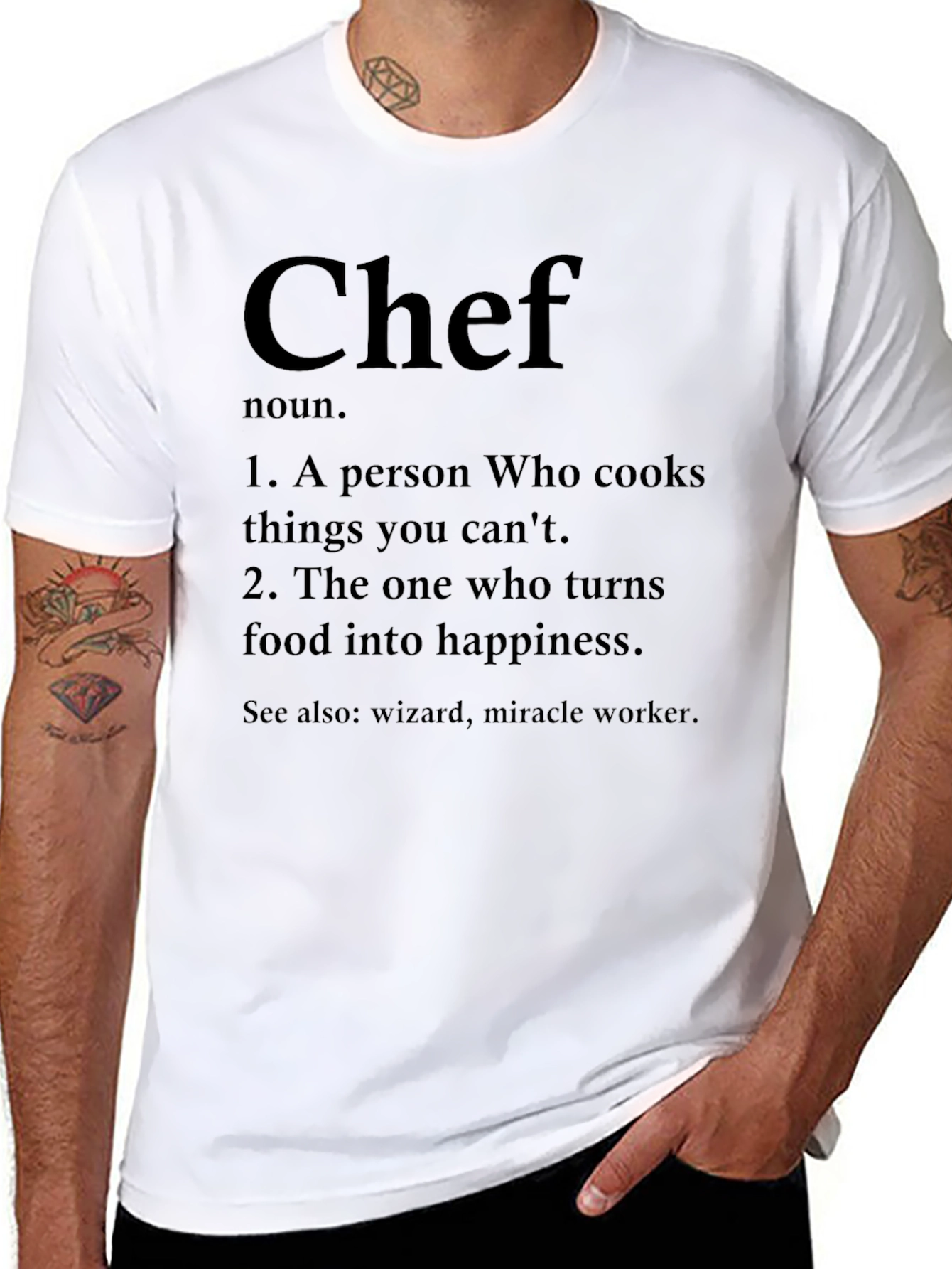Chef Definition Black T-Shirt