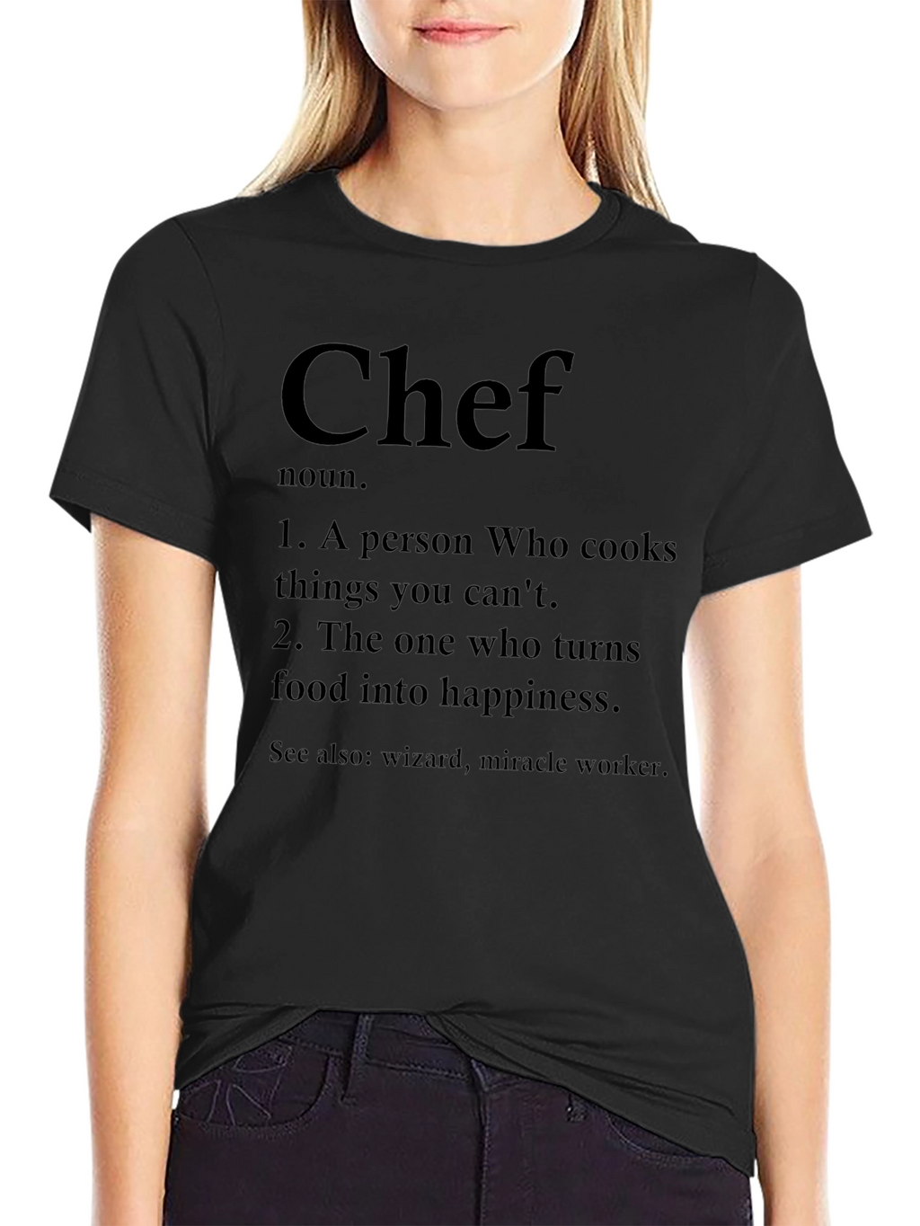 Chef Definition Black T-Shirt