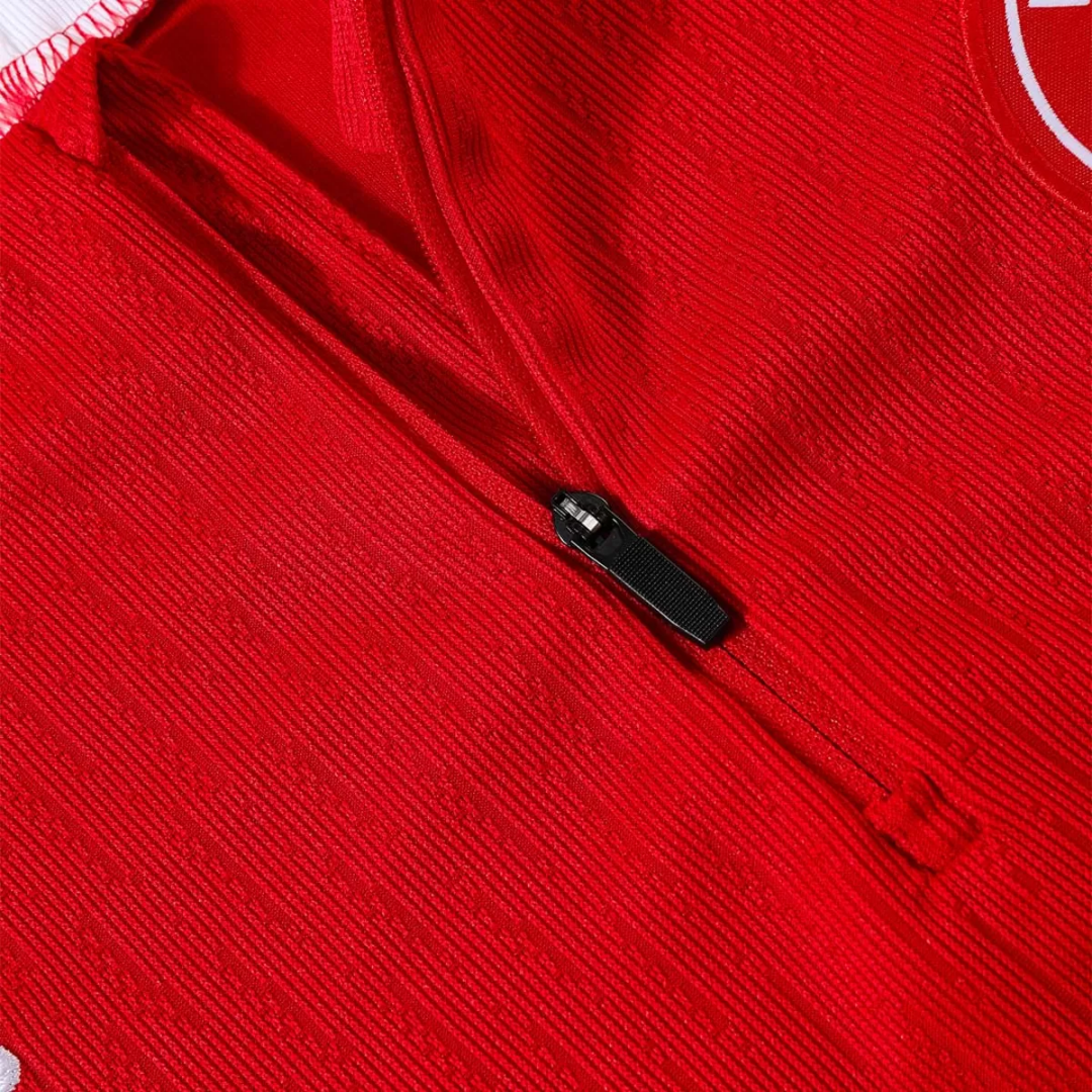 PSG Paris Saint-Germain Zipper Sweatshirt Kit(Top+Pants) Red 2025/26
