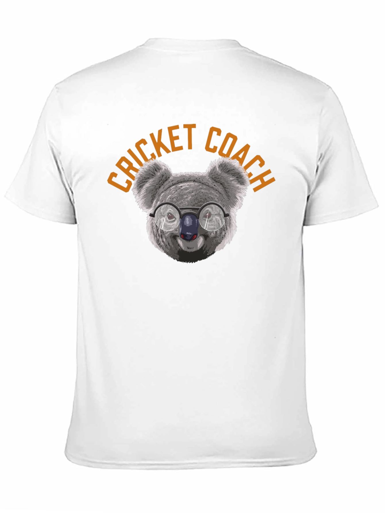 Cricket Coach Koala T-Shirt - Unique Graphic Tee