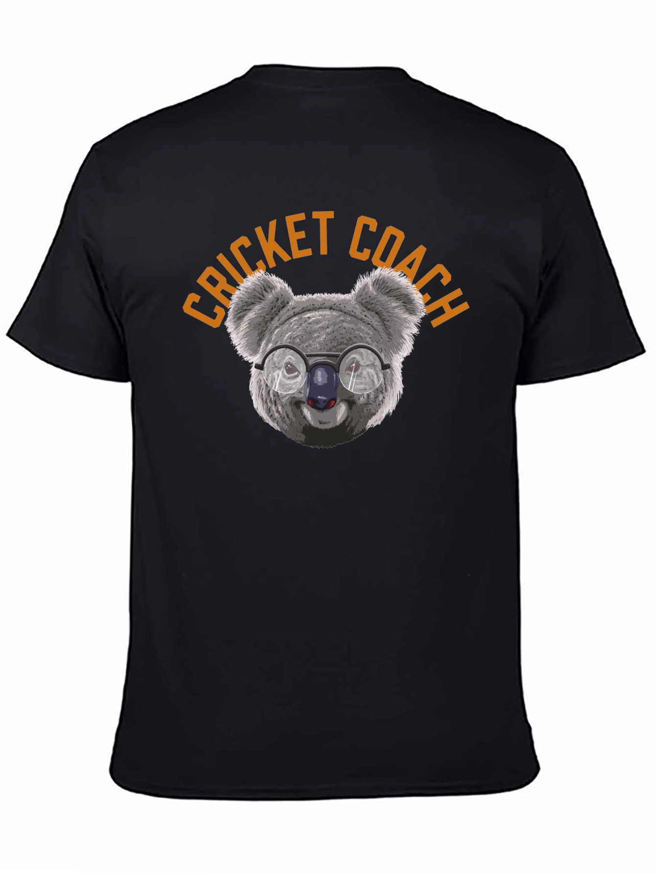 Cricket Coach Koala T-Shirt - Unique Graphic Tee