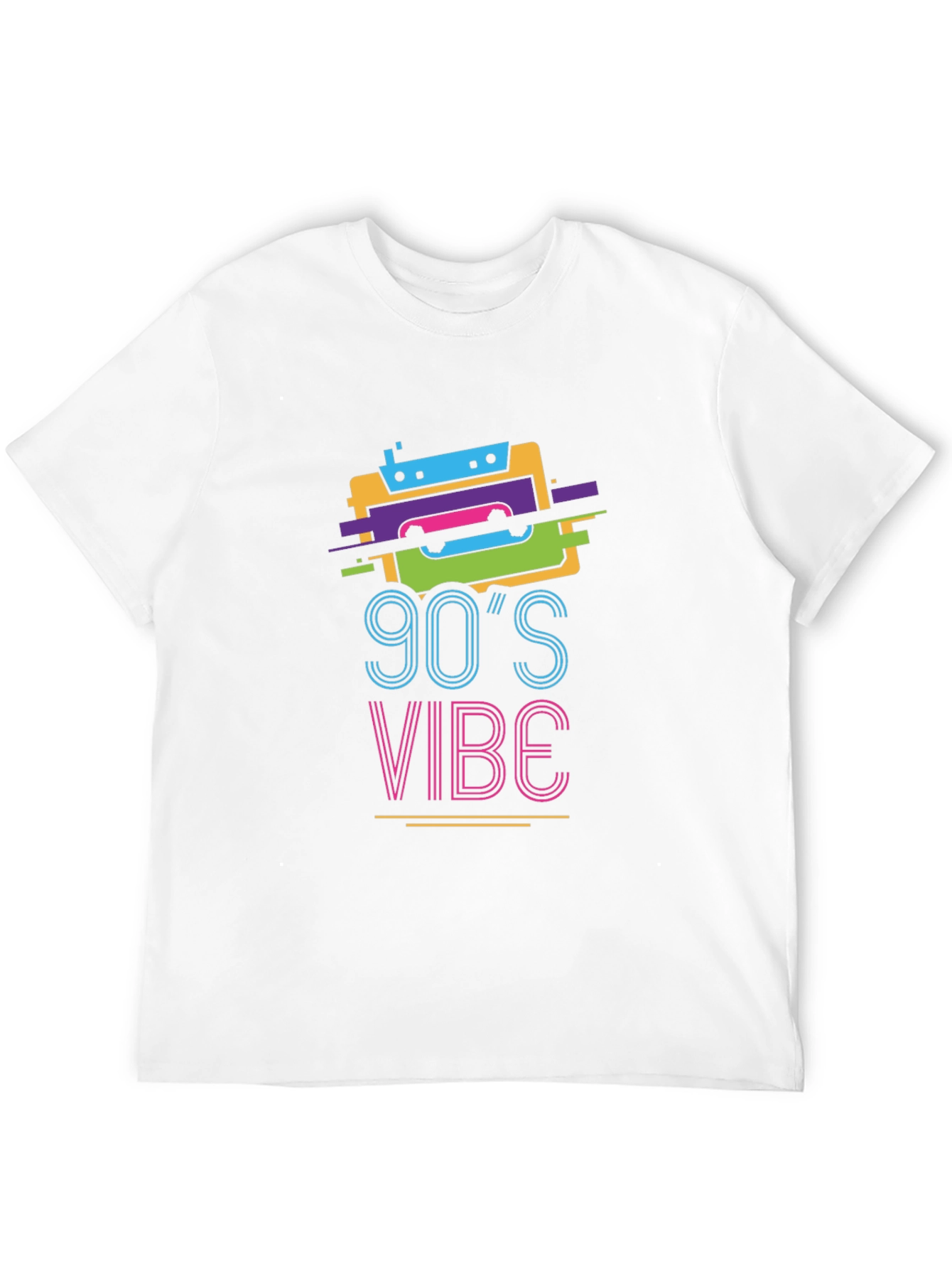 90s Vibe Graphic Tee - Retro Cassette Design