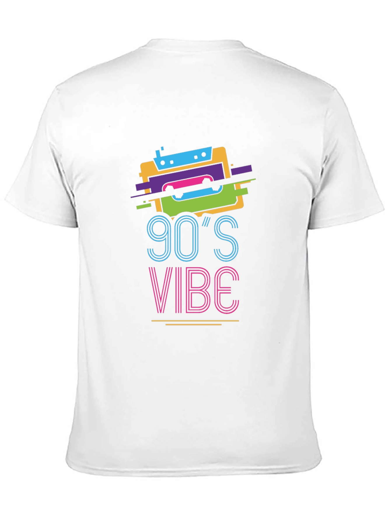 90s Vibe Graphic Tee - Retro Cassette Design