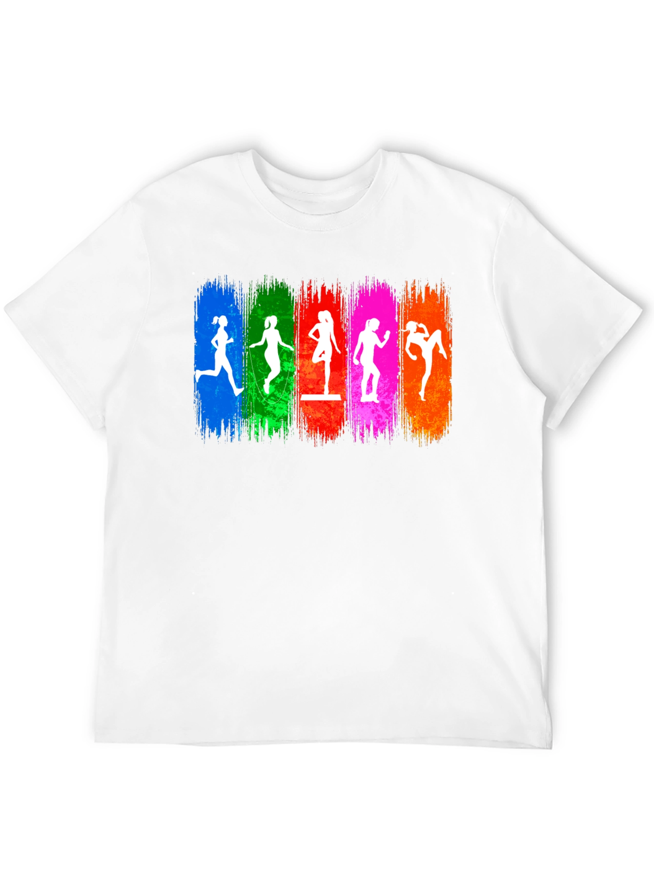 Colorful Fitness Womens Graphic Tee
