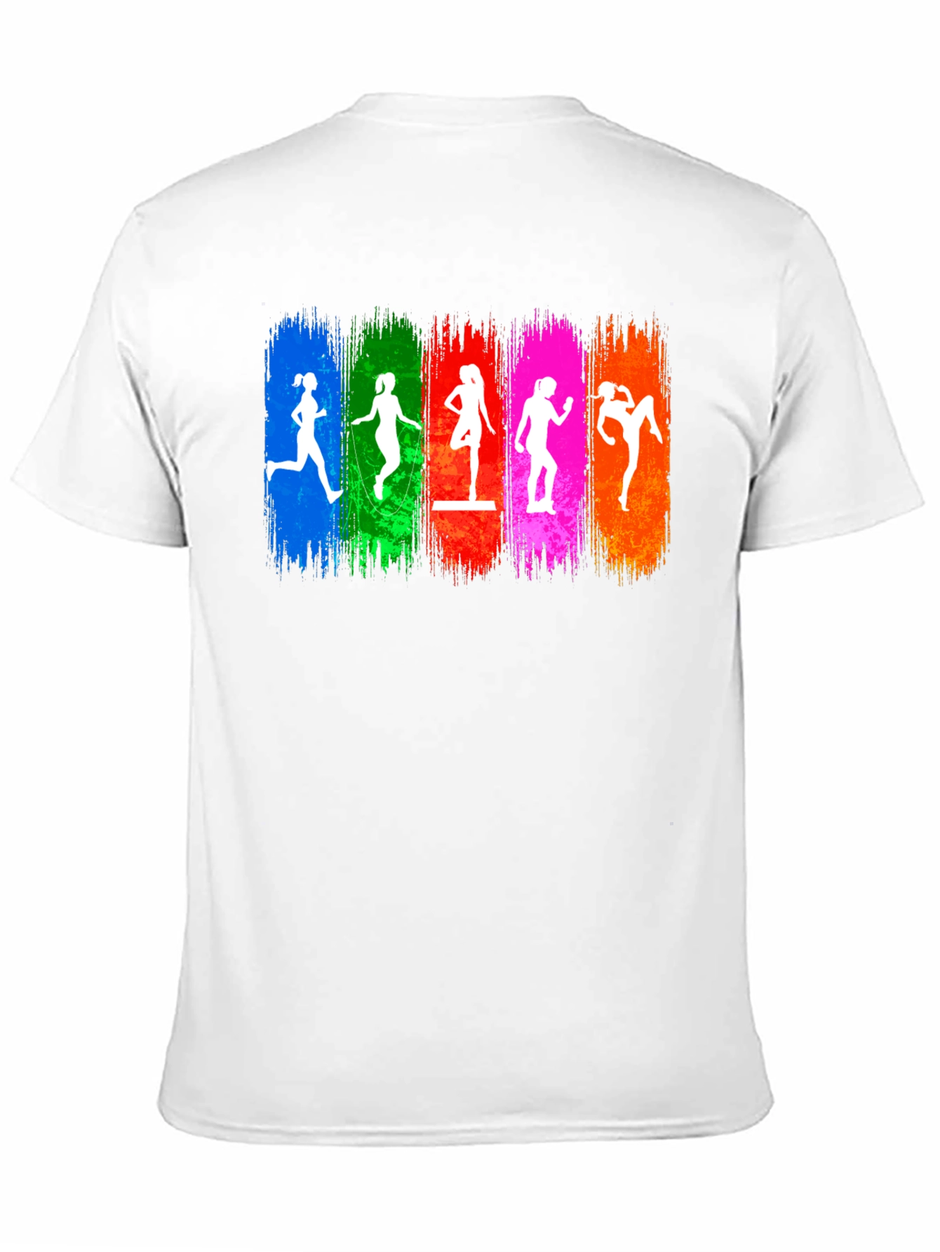 Colorful Fitness Womens Graphic Tee