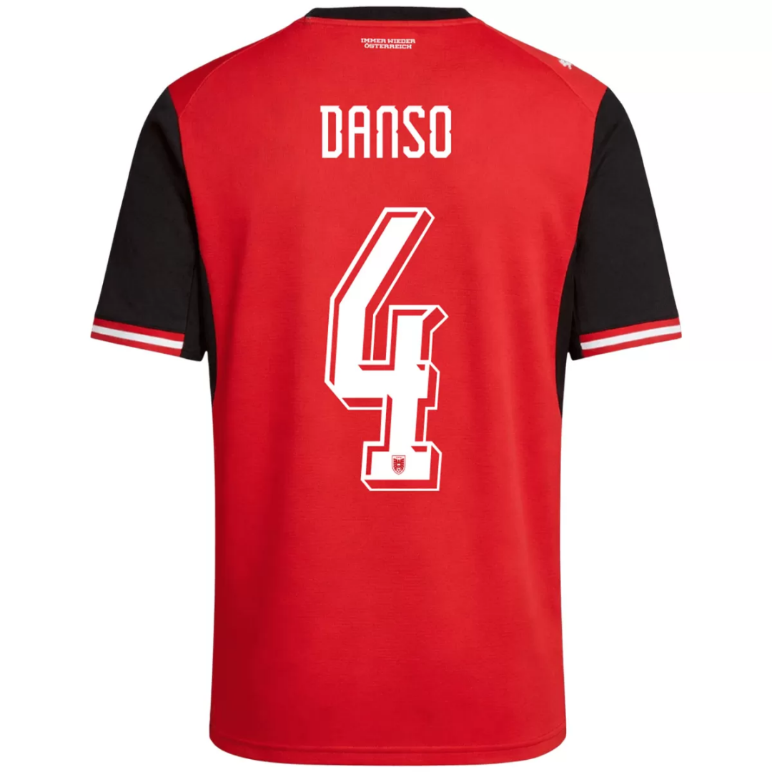 DANSO #4 Austria Home Jersey World Cup 2026