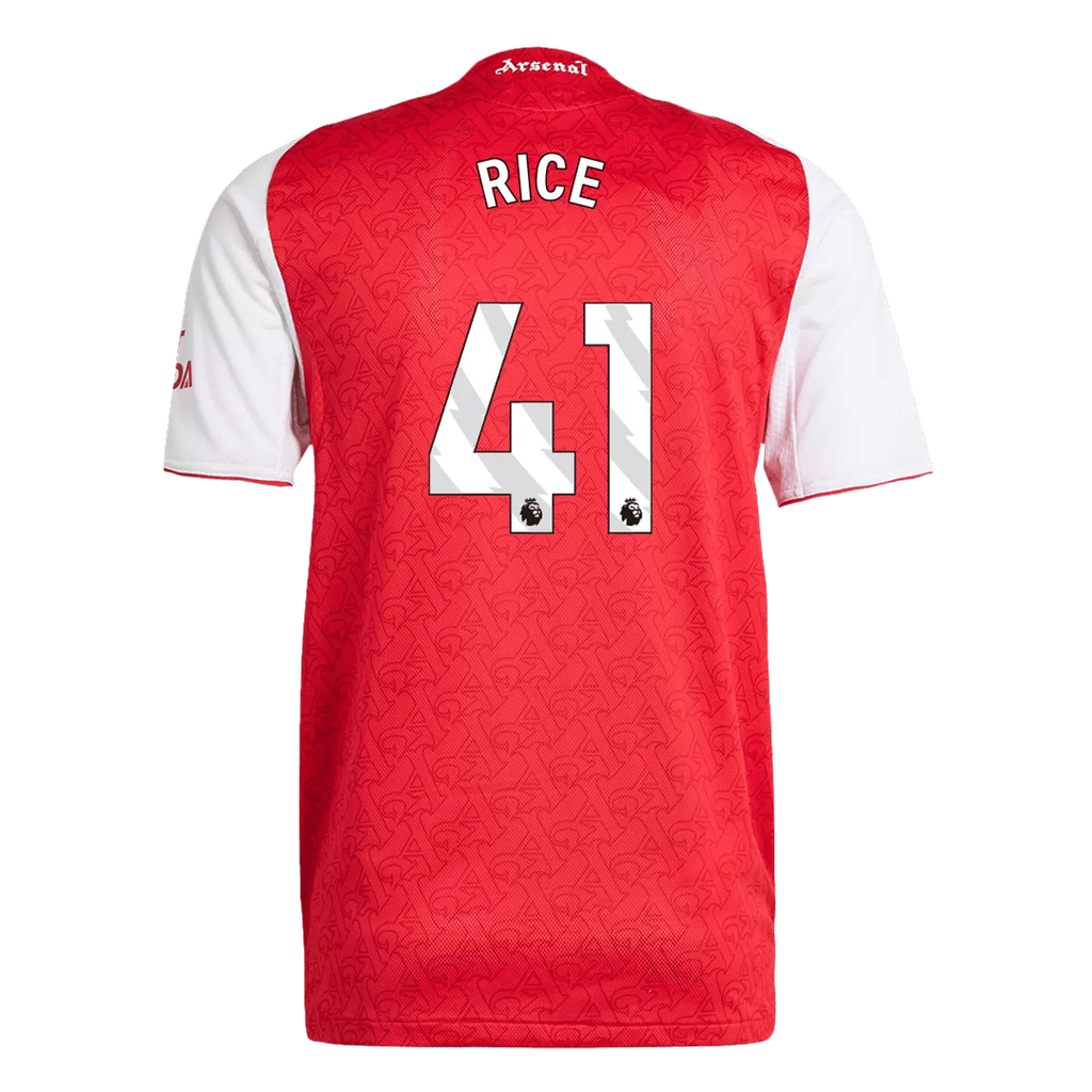 Player Version RICE #41 Arsenal Home Jersey 2025/26