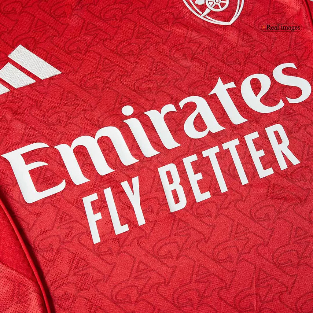 Player Version RICE #41 Arsenal Home Jersey 2025/26