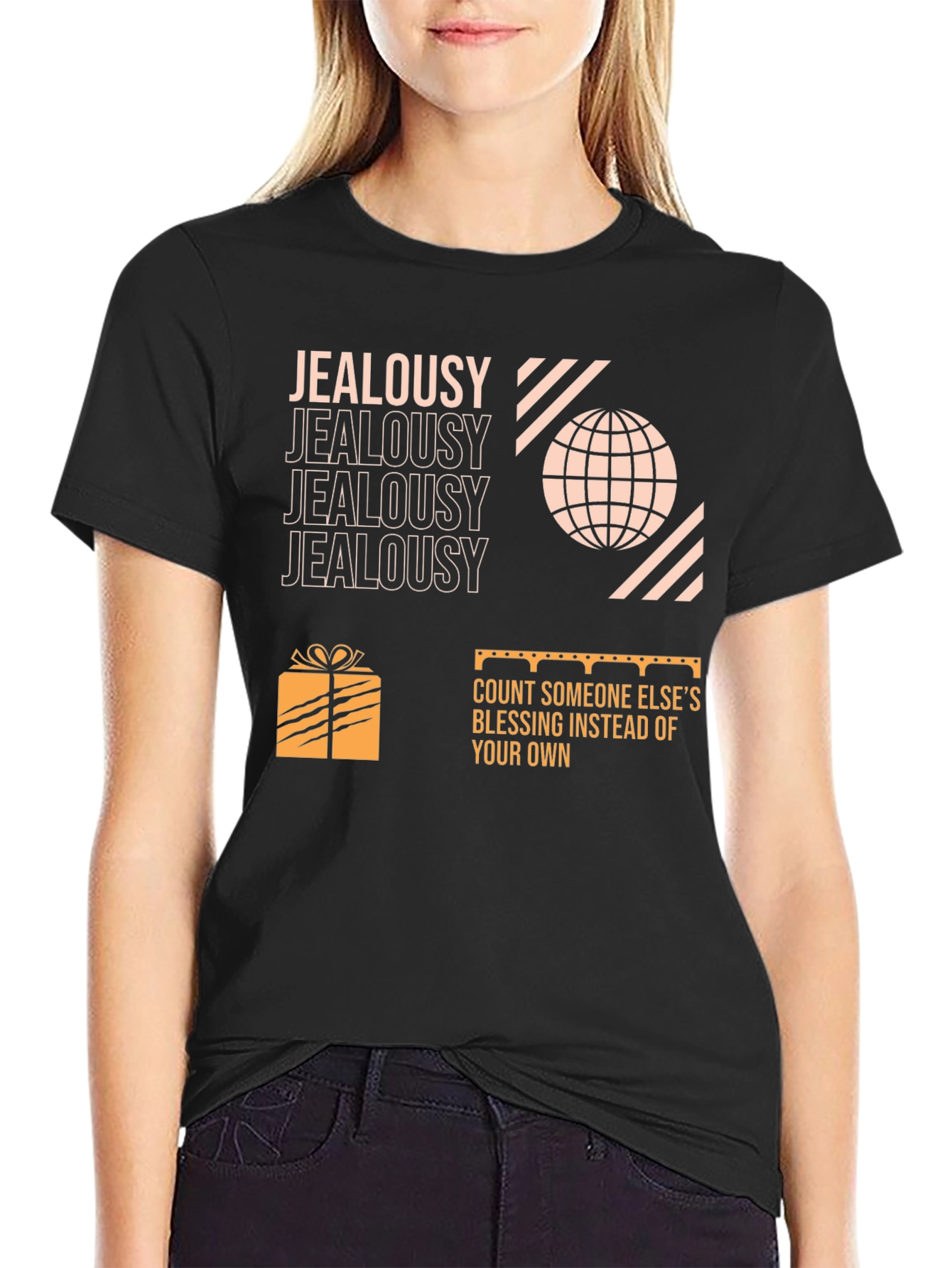 Jealousy Graphic Print T-Shirt