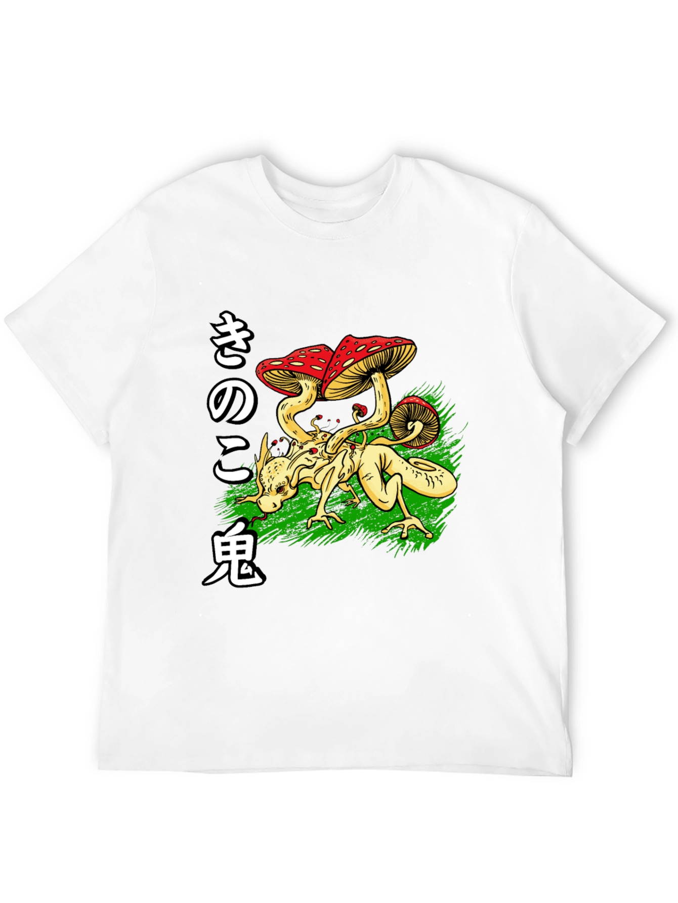 Mushroom Demon Graphic Tee - Japanese Anime Style