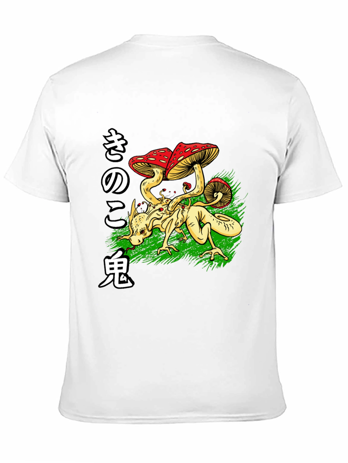 Mushroom Demon Graphic Tee - Japanese Anime Style