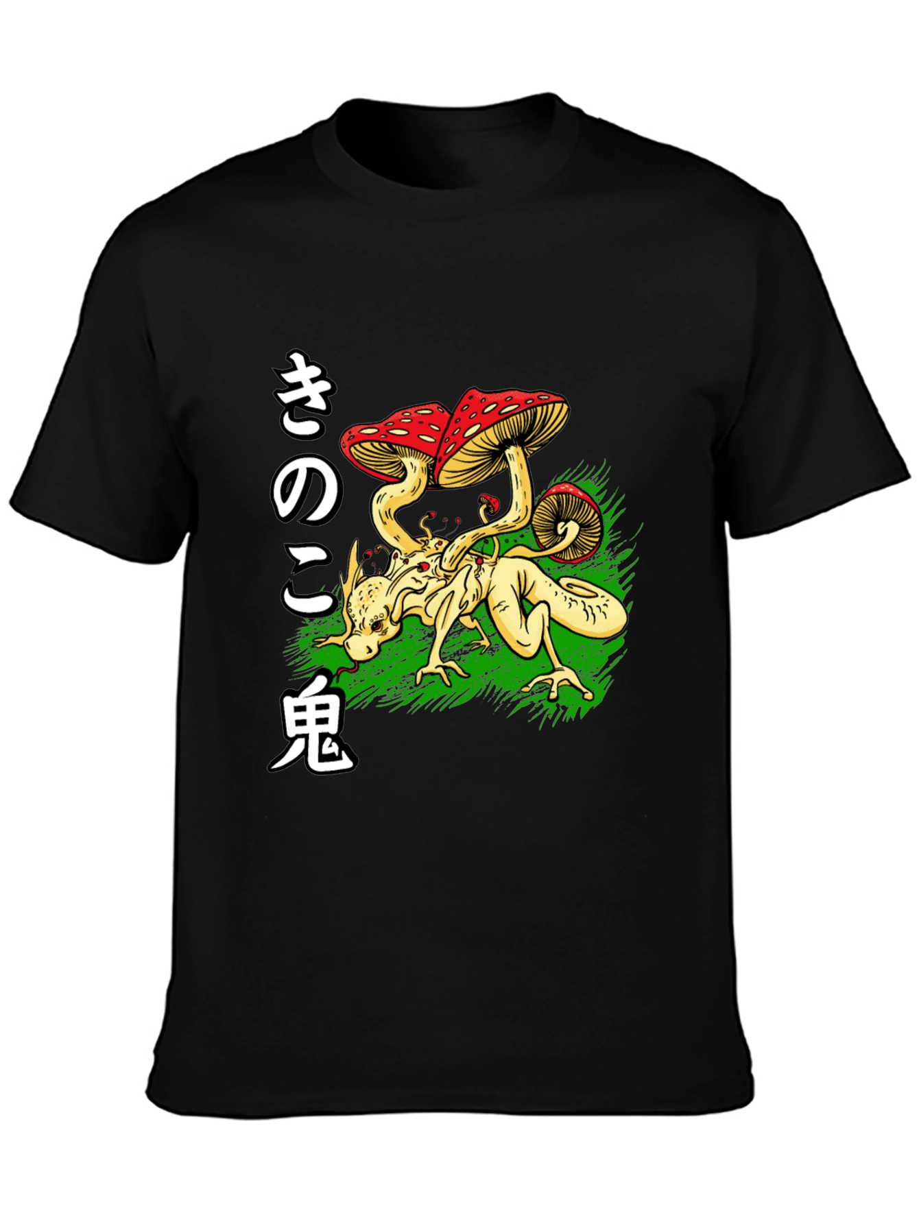 Mushroom Demon Graphic Tee - Japanese Anime Style