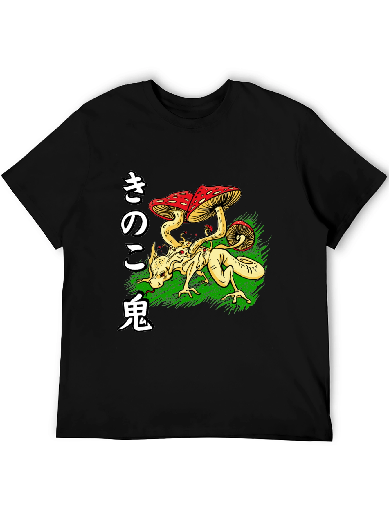 Mushroom Demon Graphic Tee - Japanese Anime Style