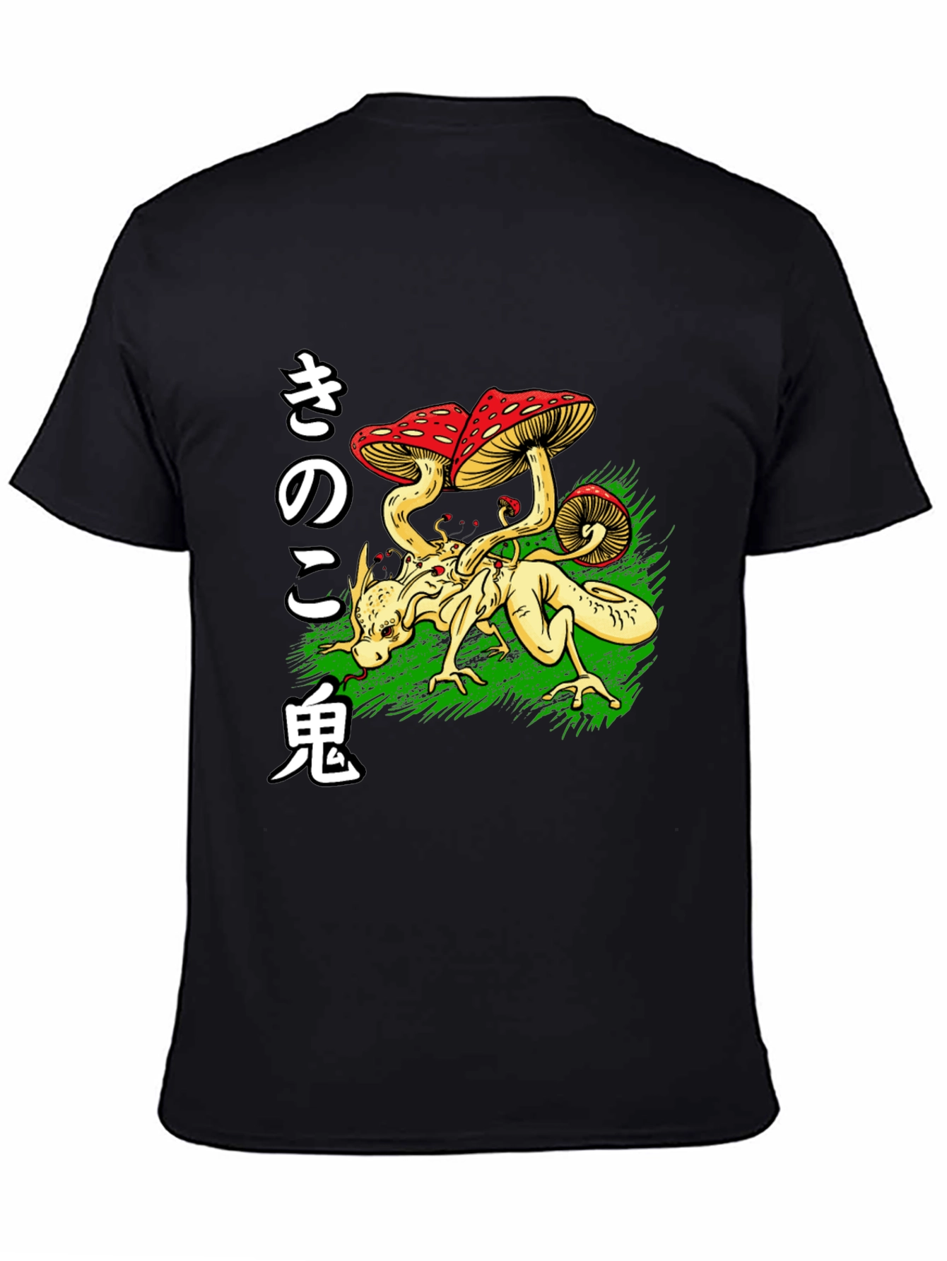 Mushroom Demon Graphic Tee - Japanese Anime Style