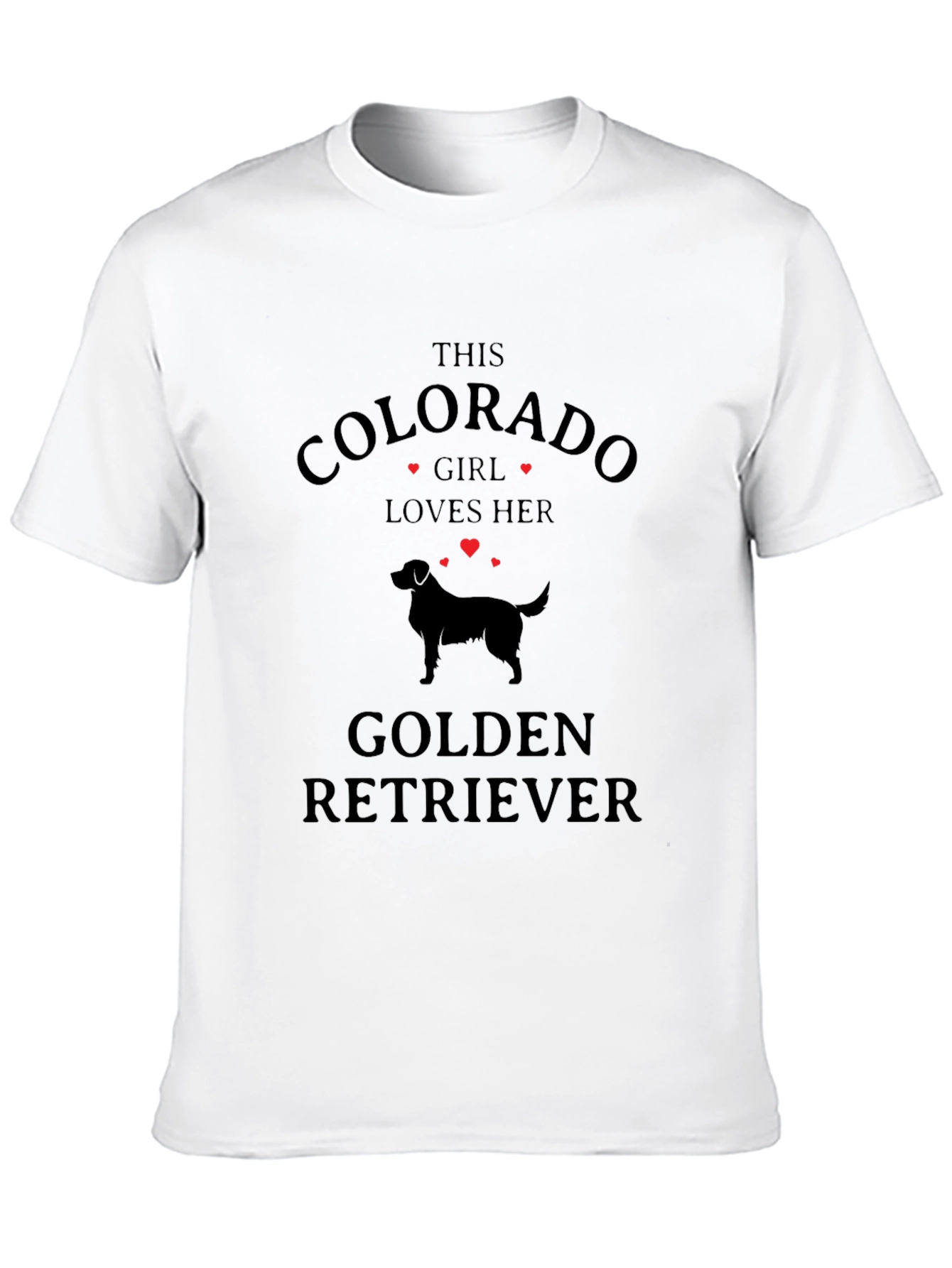 Colorado Girl Golden Retriever T-Shirt