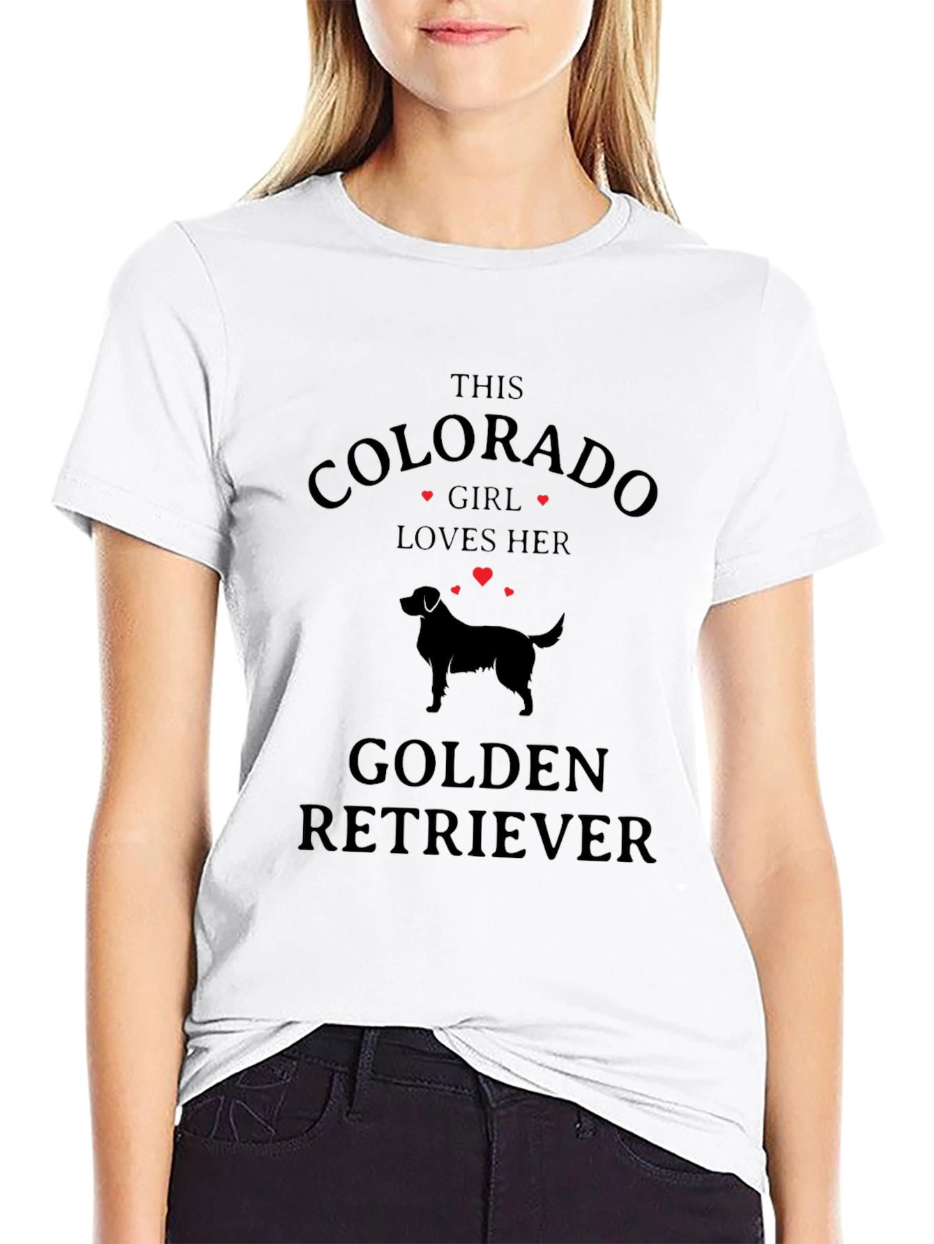 Colorado Girl Golden Retriever T-Shirt