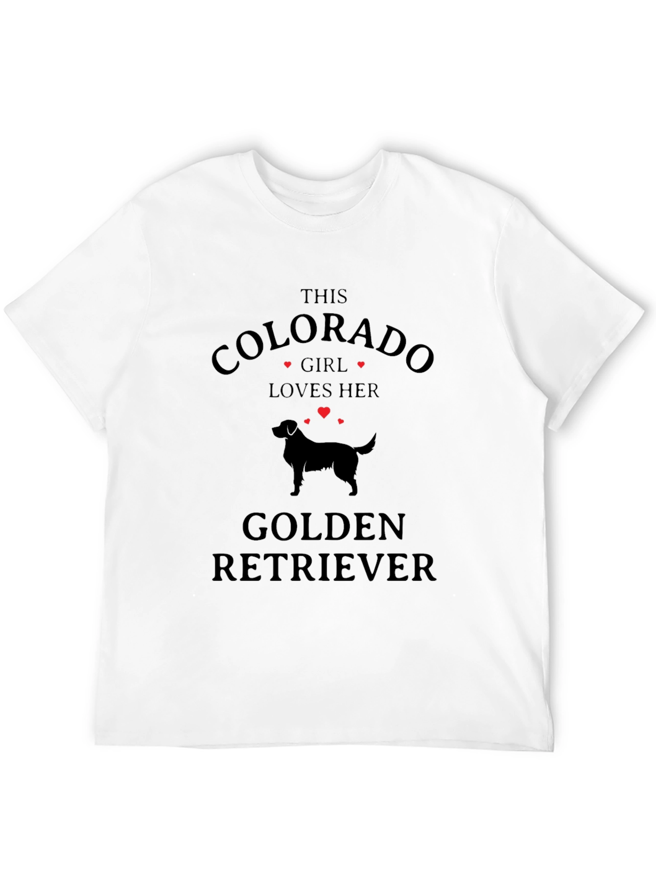 Colorado Girl Golden Retriever T-Shirt
