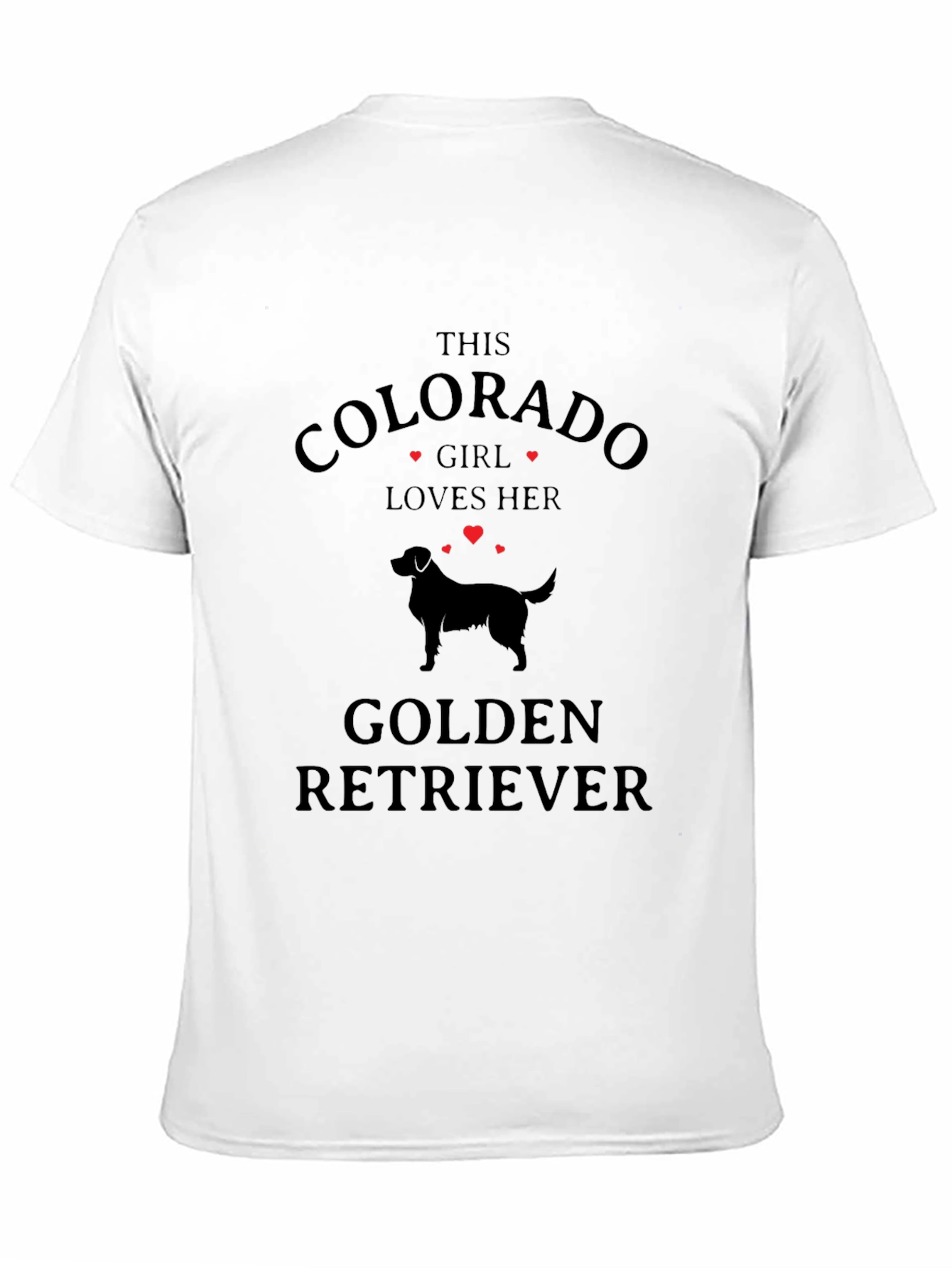 Colorado Girl Golden Retriever T-Shirt