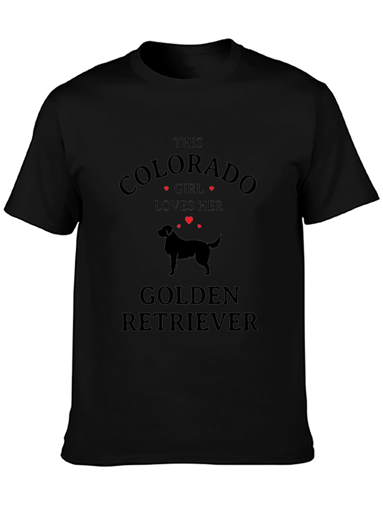 Colorado Girl Golden Retriever T-Shirt