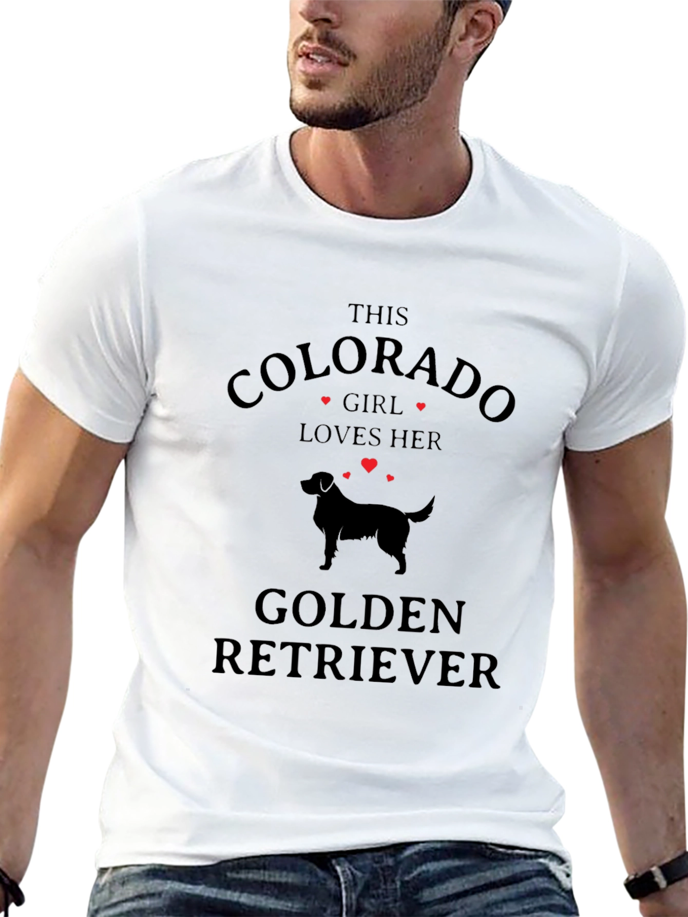 Colorado Girl Golden Retriever T-Shirt