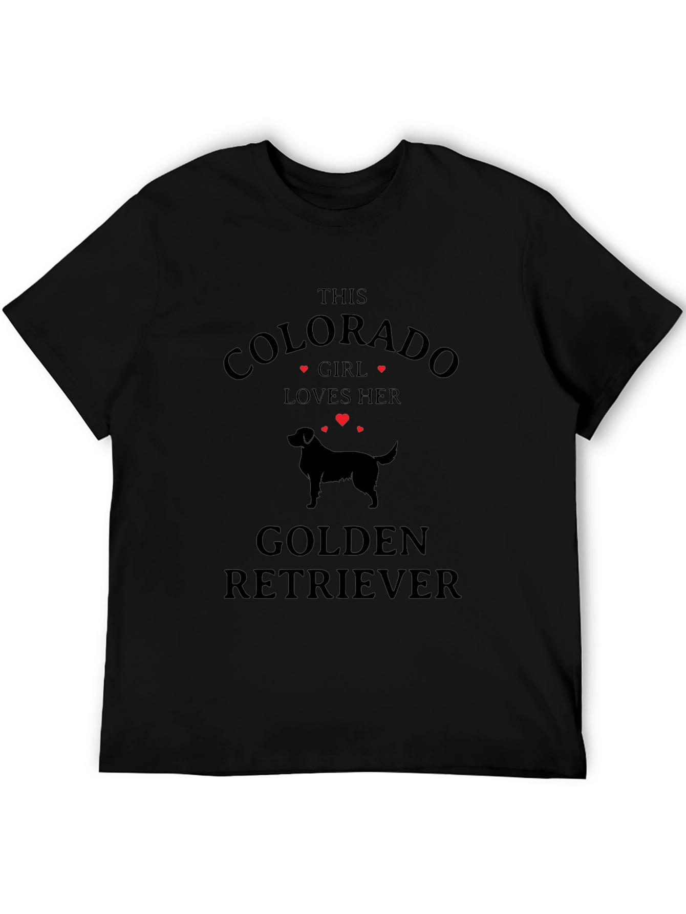 Colorado Girl Golden Retriever T-Shirt