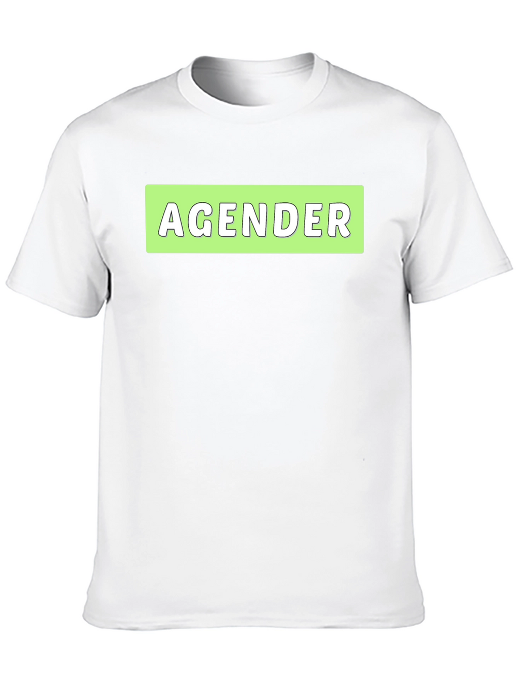 Agender Statement T-Shirt - Black