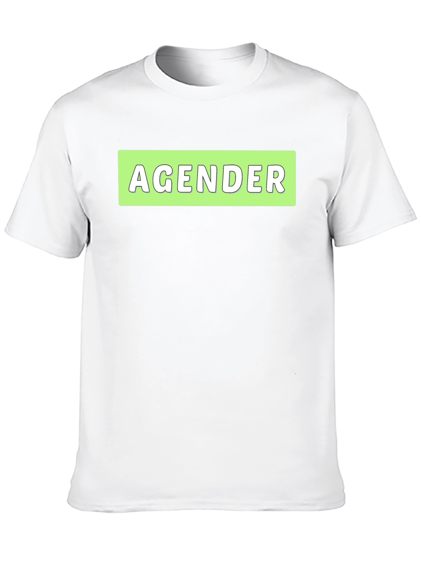Agender Statement T-Shirt - Black