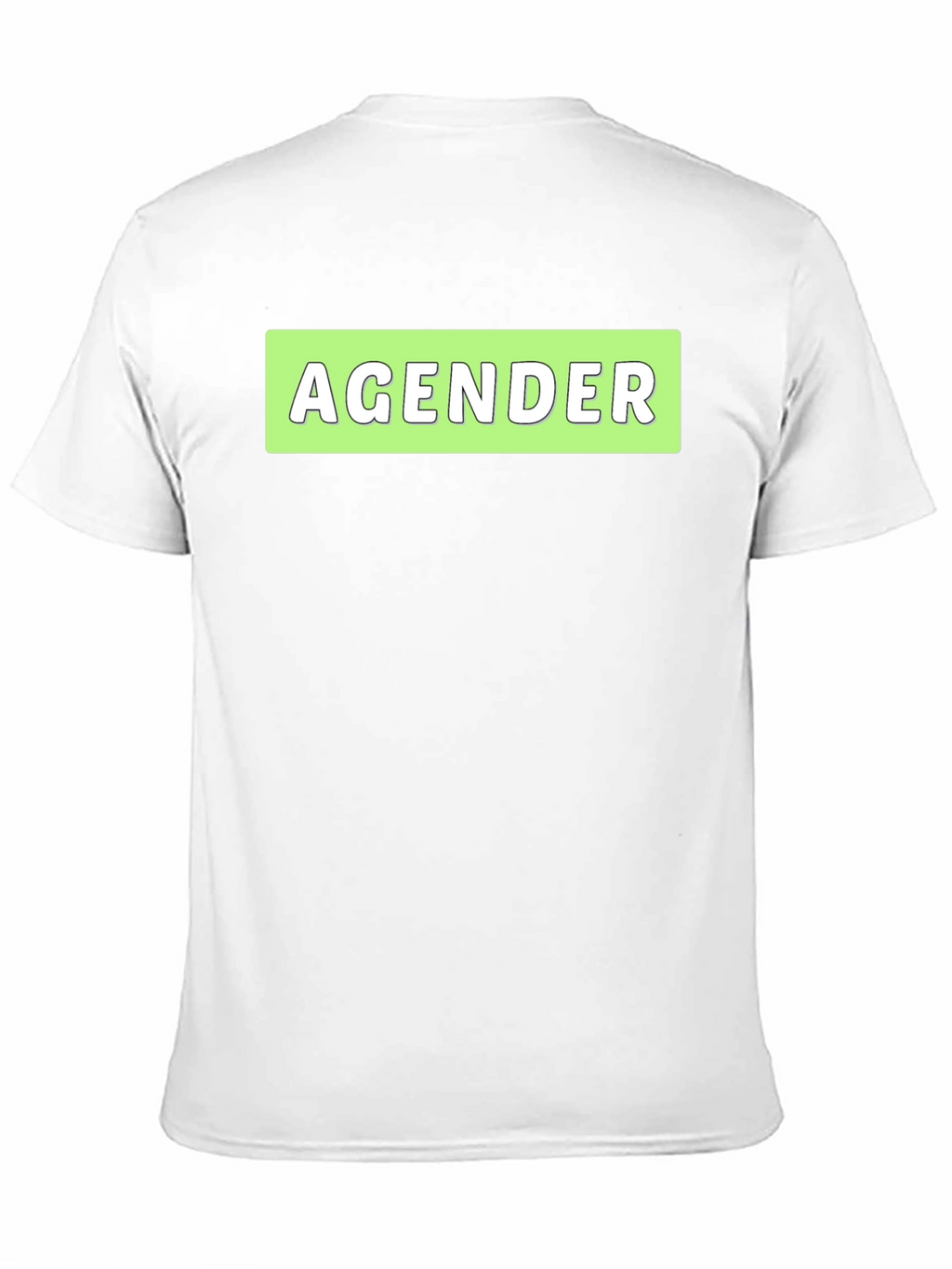Agender Statement T-Shirt - Black