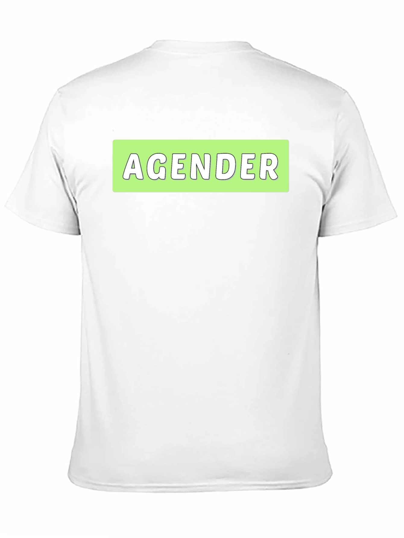 Agender Statement T-Shirt - Black